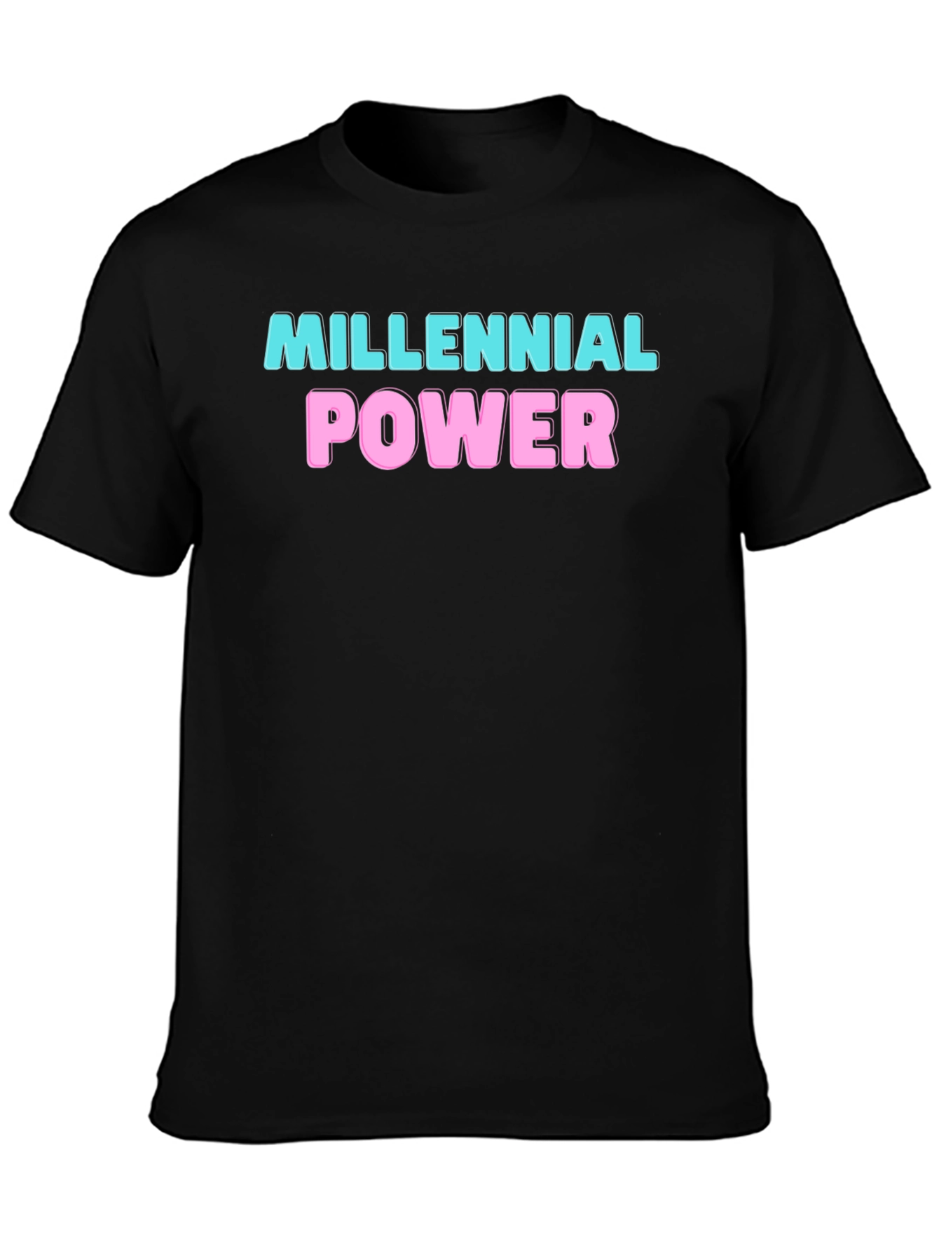Millennial Power Black T-Shirt