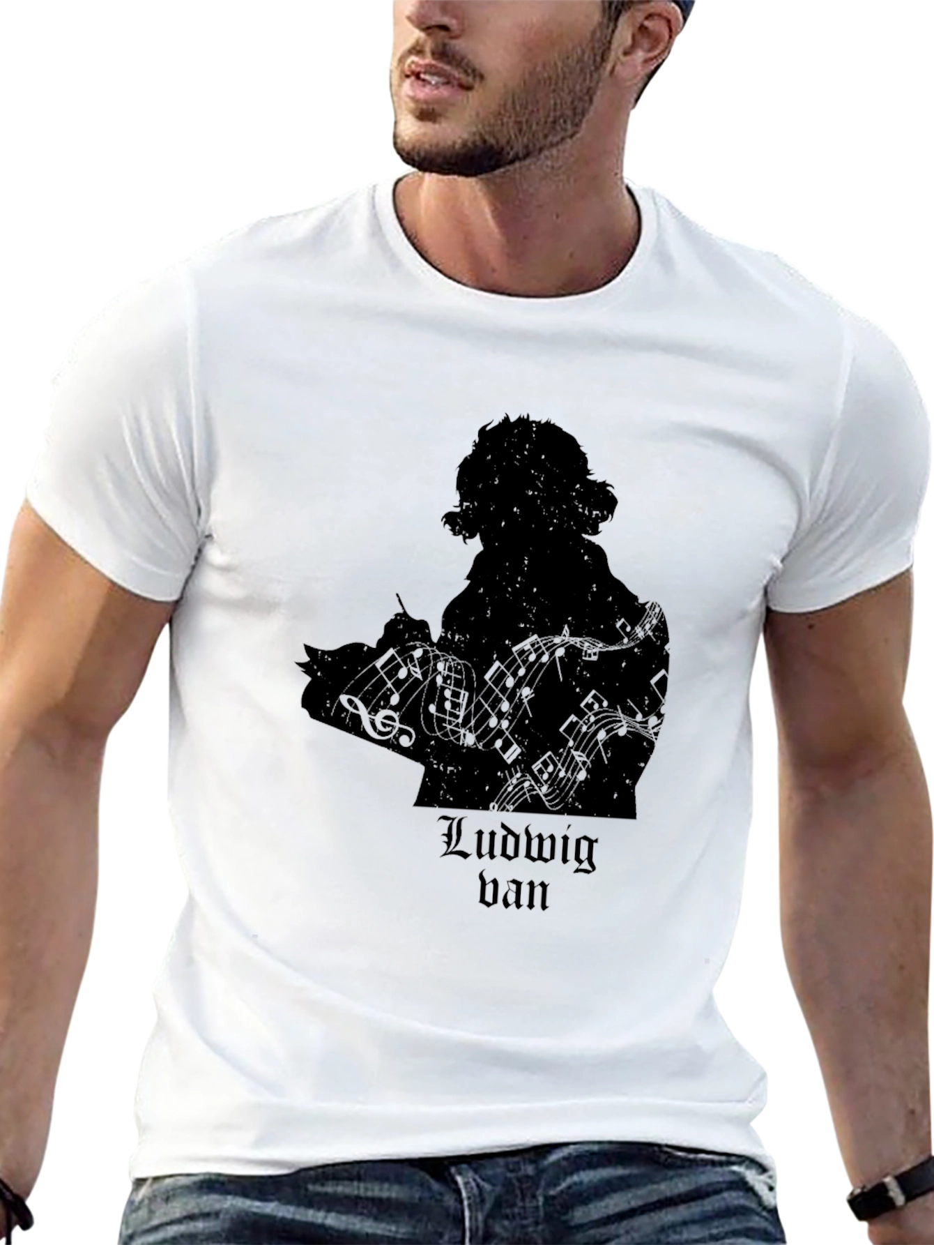 Ludwig van Beethoven Silhouette T-Shirt