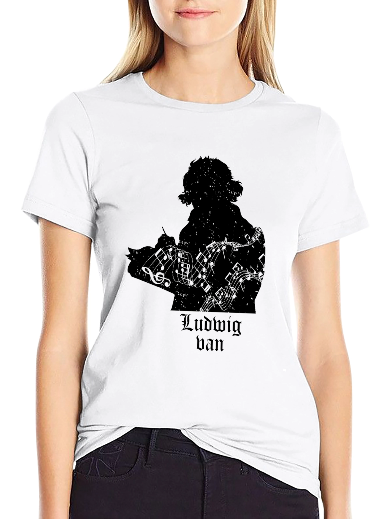 Ludwig van Beethoven Silhouette T-Shirt