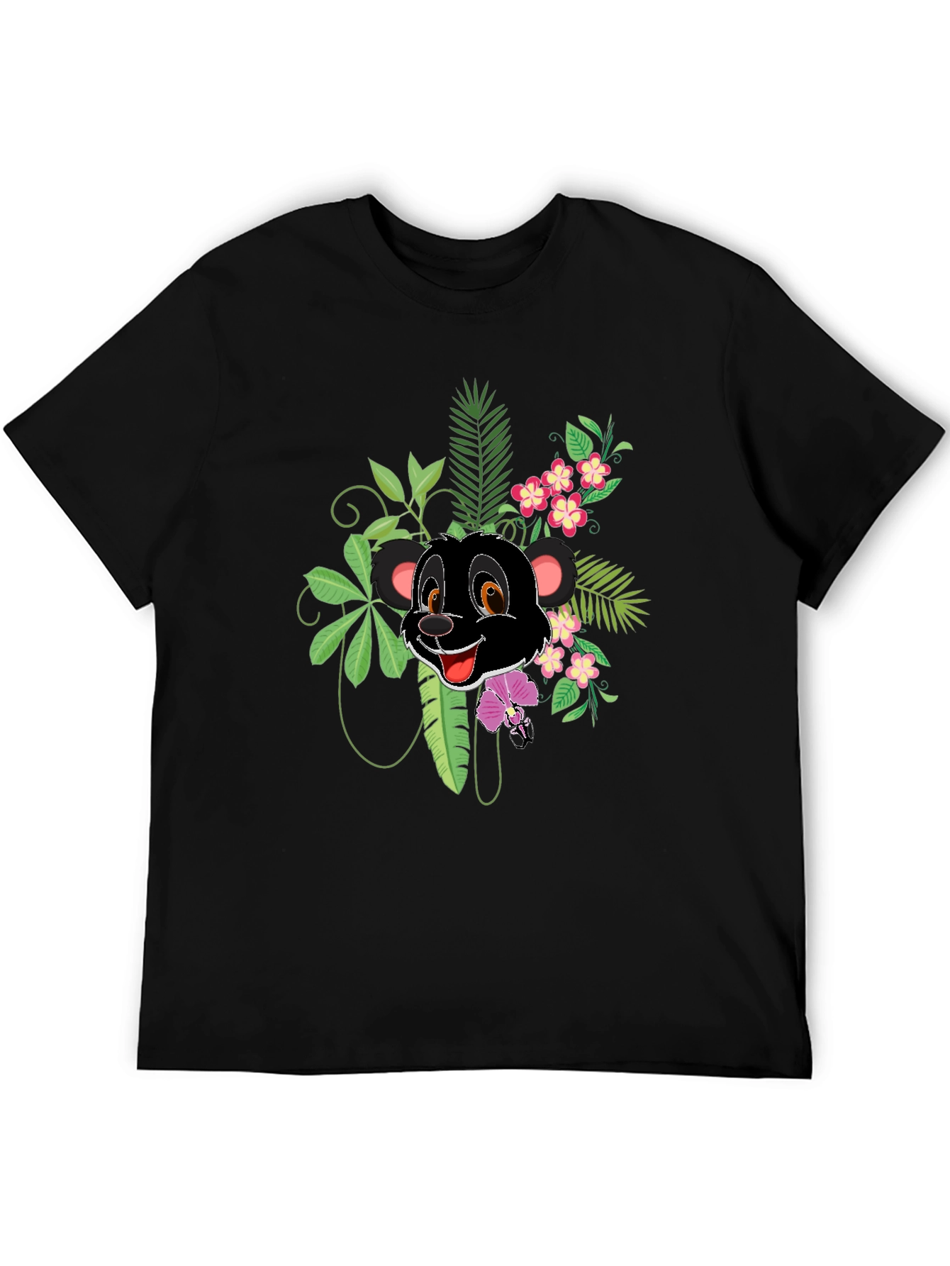 Jungle Cub Graphic T-Shirt - Black
