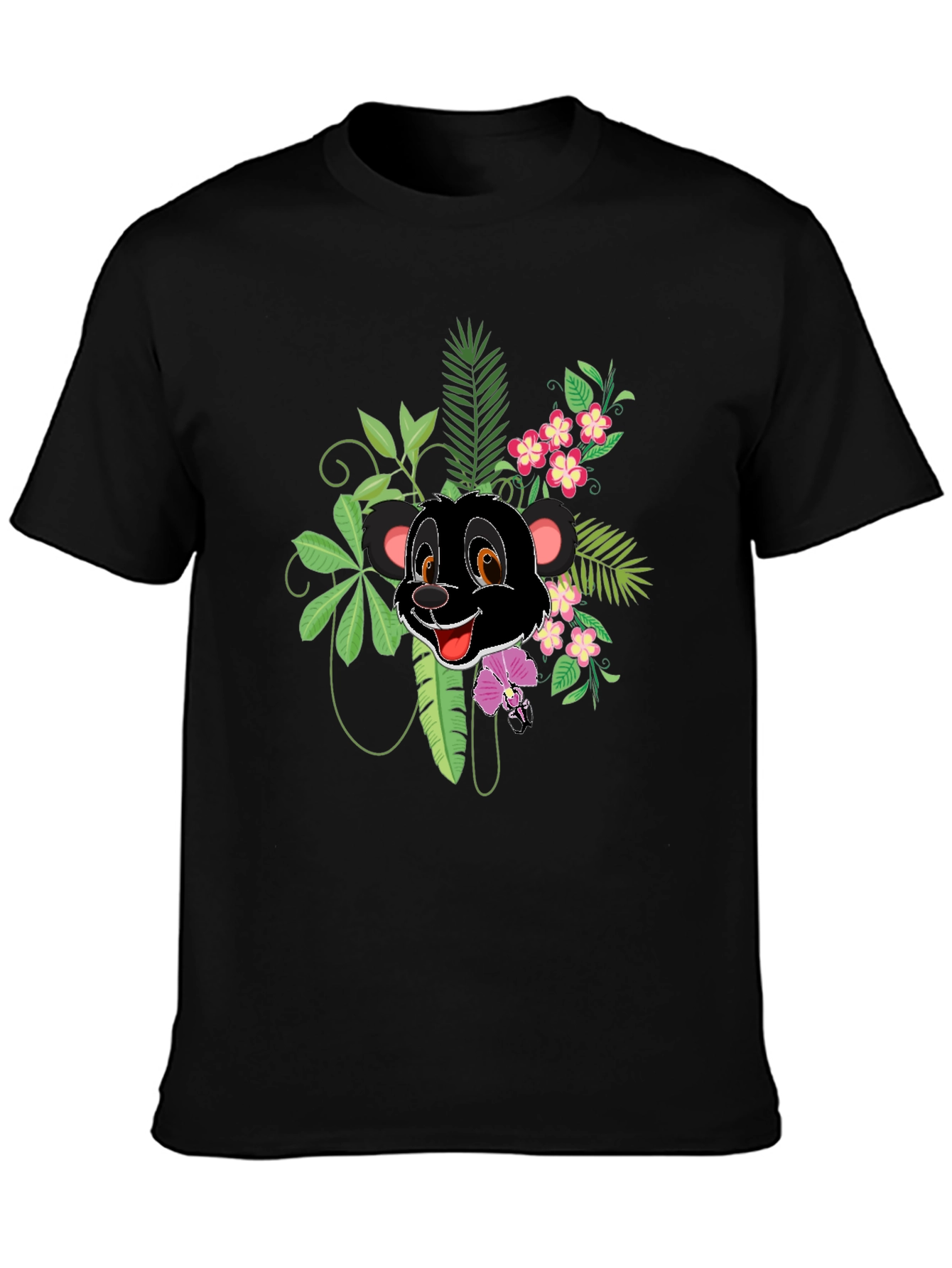 Jungle Cub Graphic T-Shirt - Black