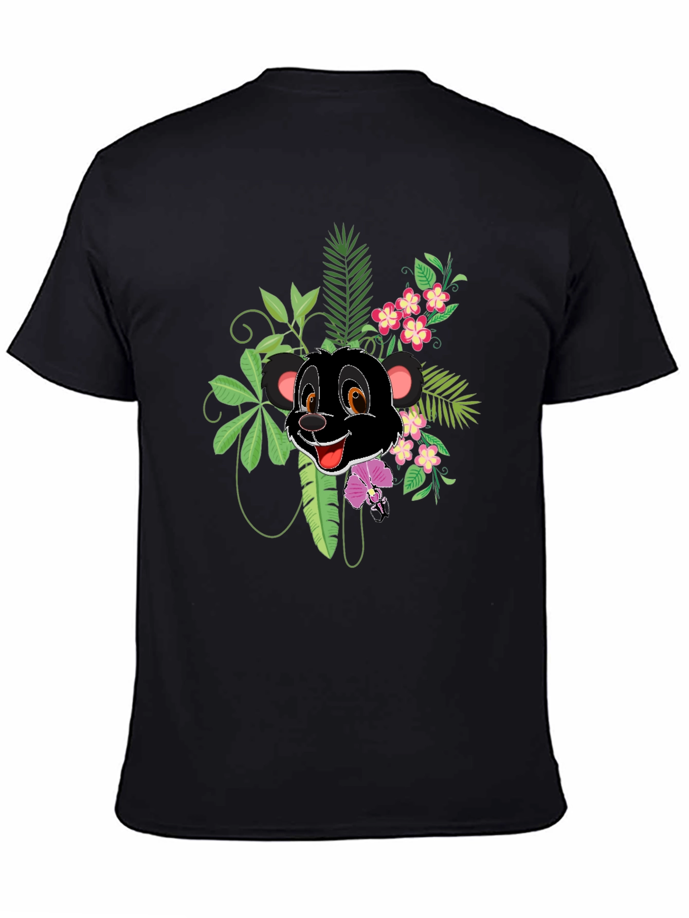 Jungle Cub Graphic T-Shirt - Black