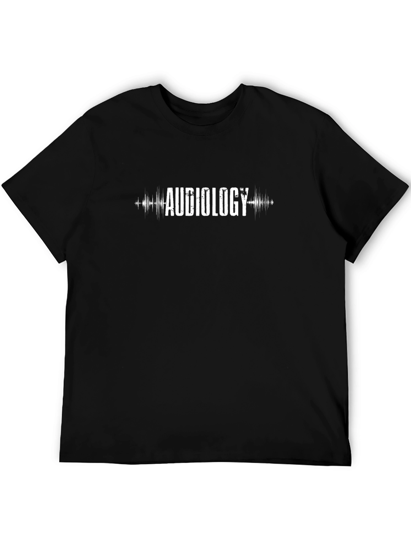 Audiology Sound Wave Graphic Tee - Black