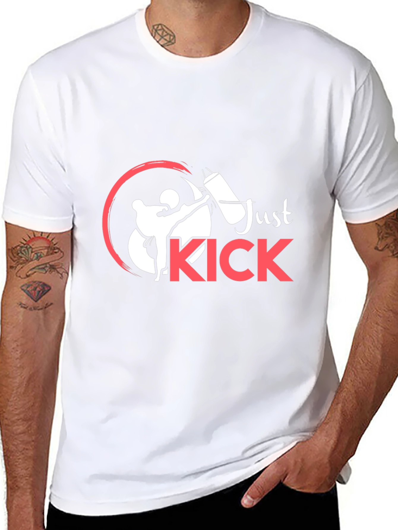 Just Kick Martial Arts Graphic T-Shirt