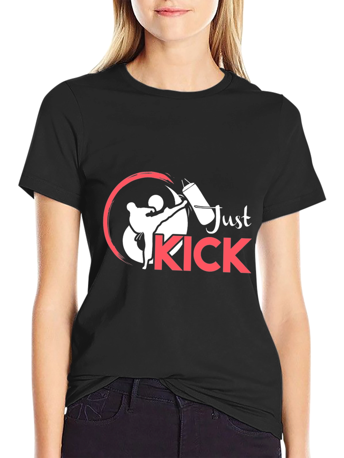 Just Kick Martial Arts Graphic T-Shirt