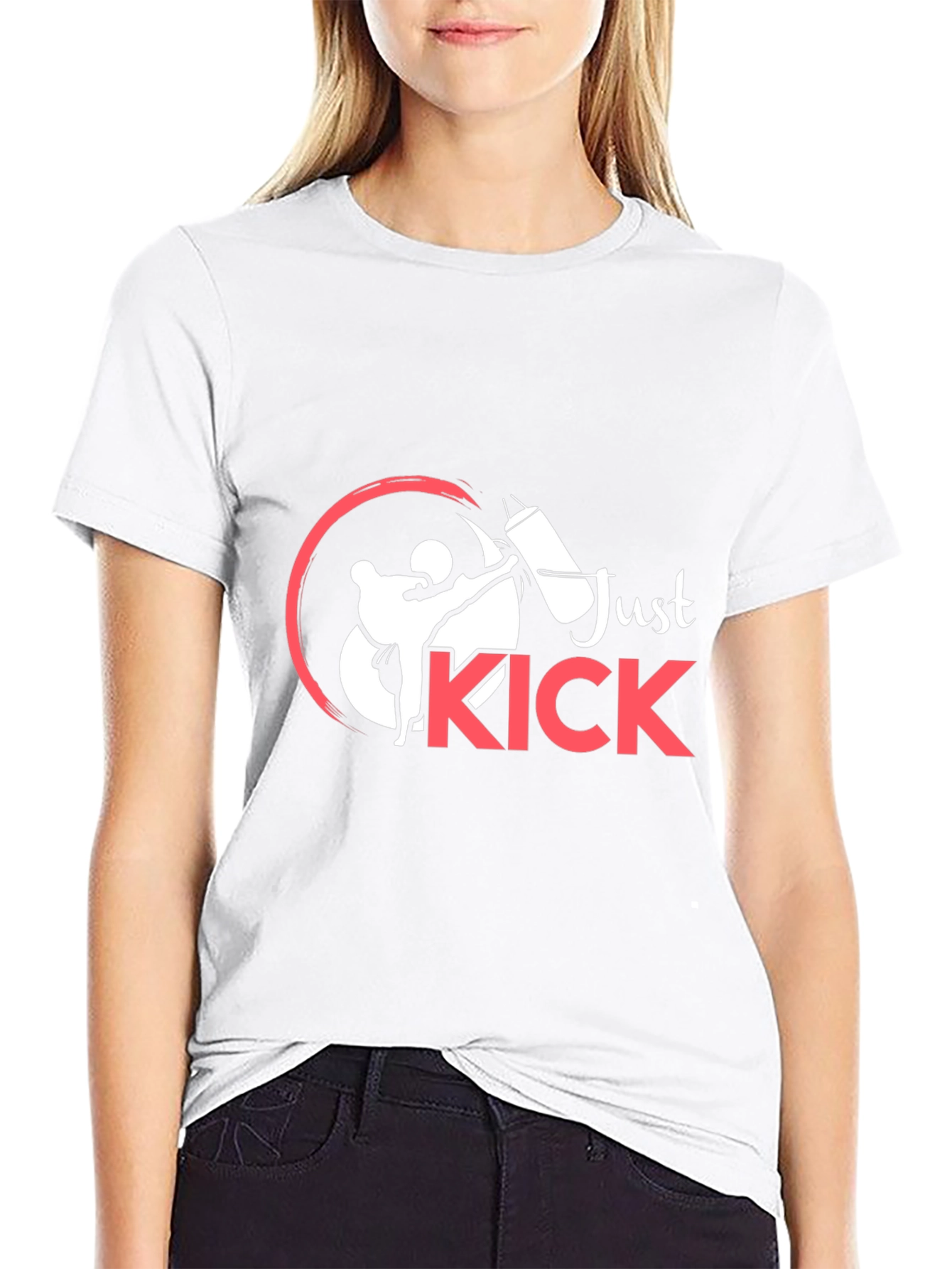 Just Kick Martial Arts Graphic T-Shirt