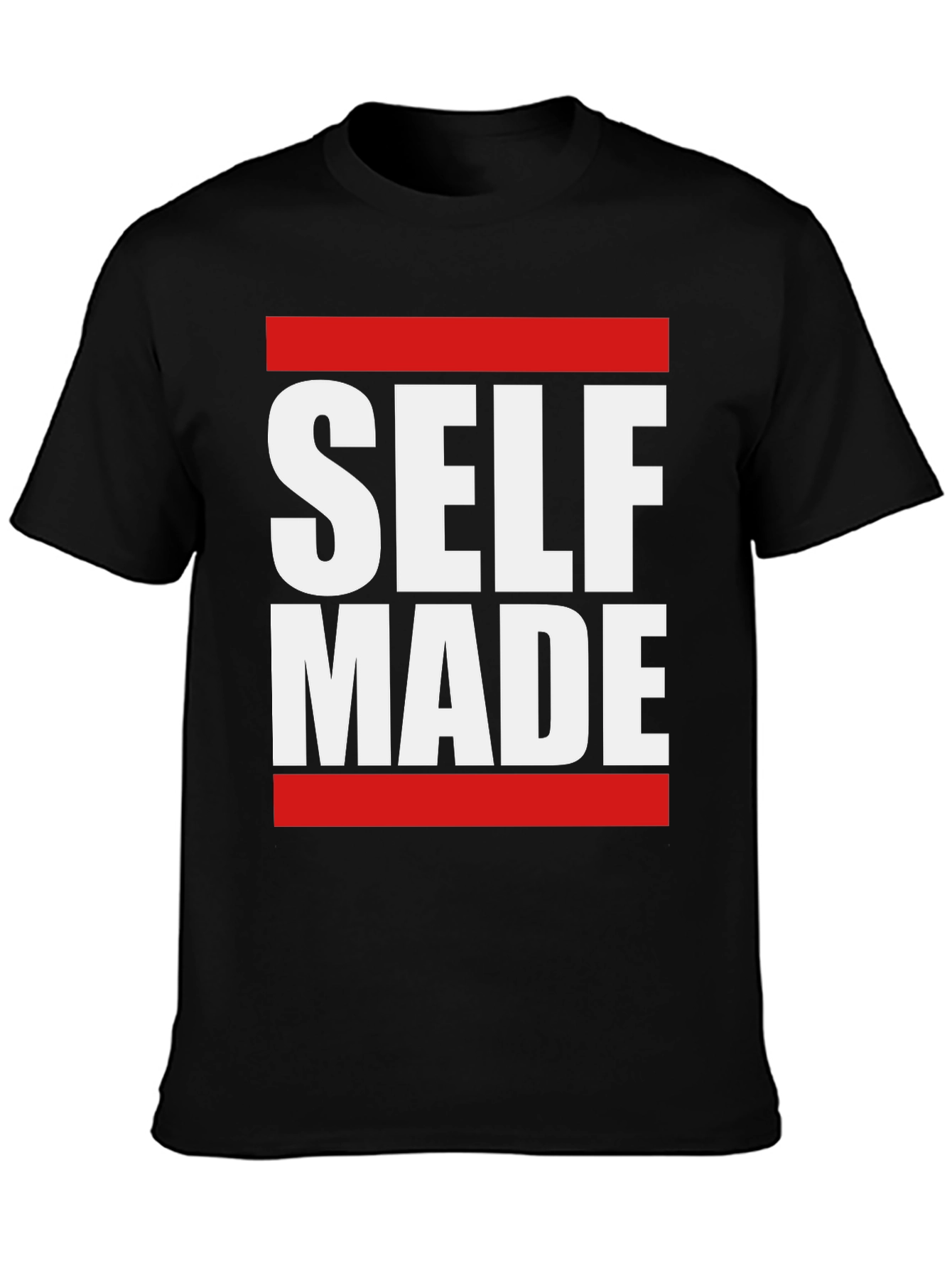 Self Made Graphic Tee - Black Short Sleeve