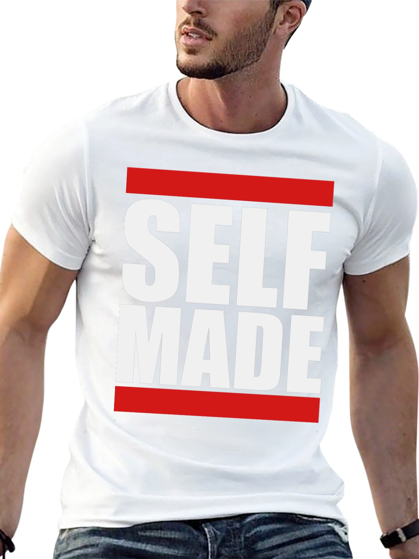 Self Made Graphic Tee - Black Short Sleeve