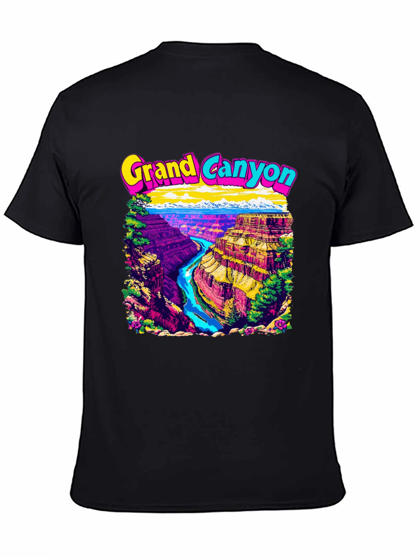 Grand Canyon Graphic Tee - Mens Black T-Shirt