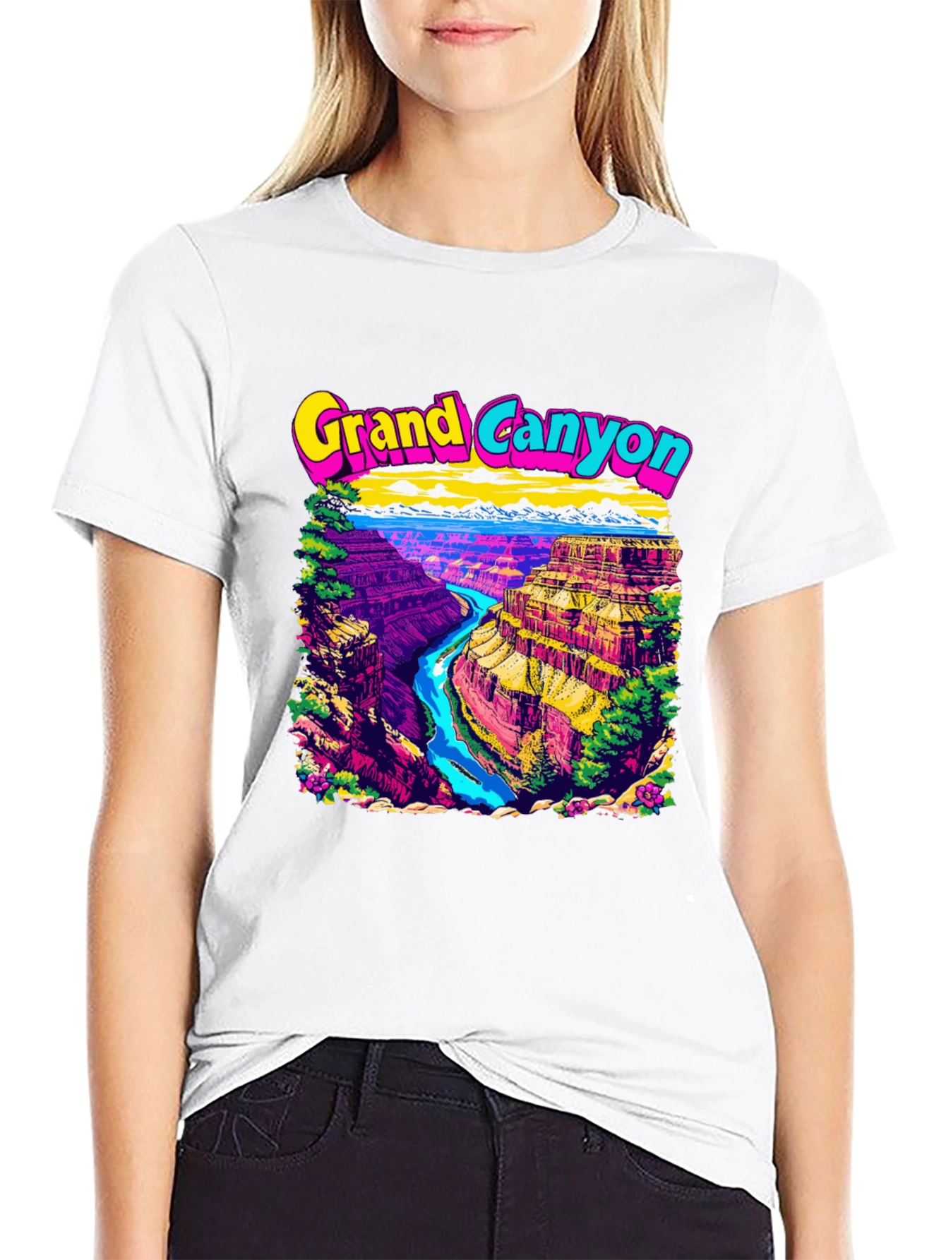 Grand Canyon Graphic Tee - Mens Black T-Shirt