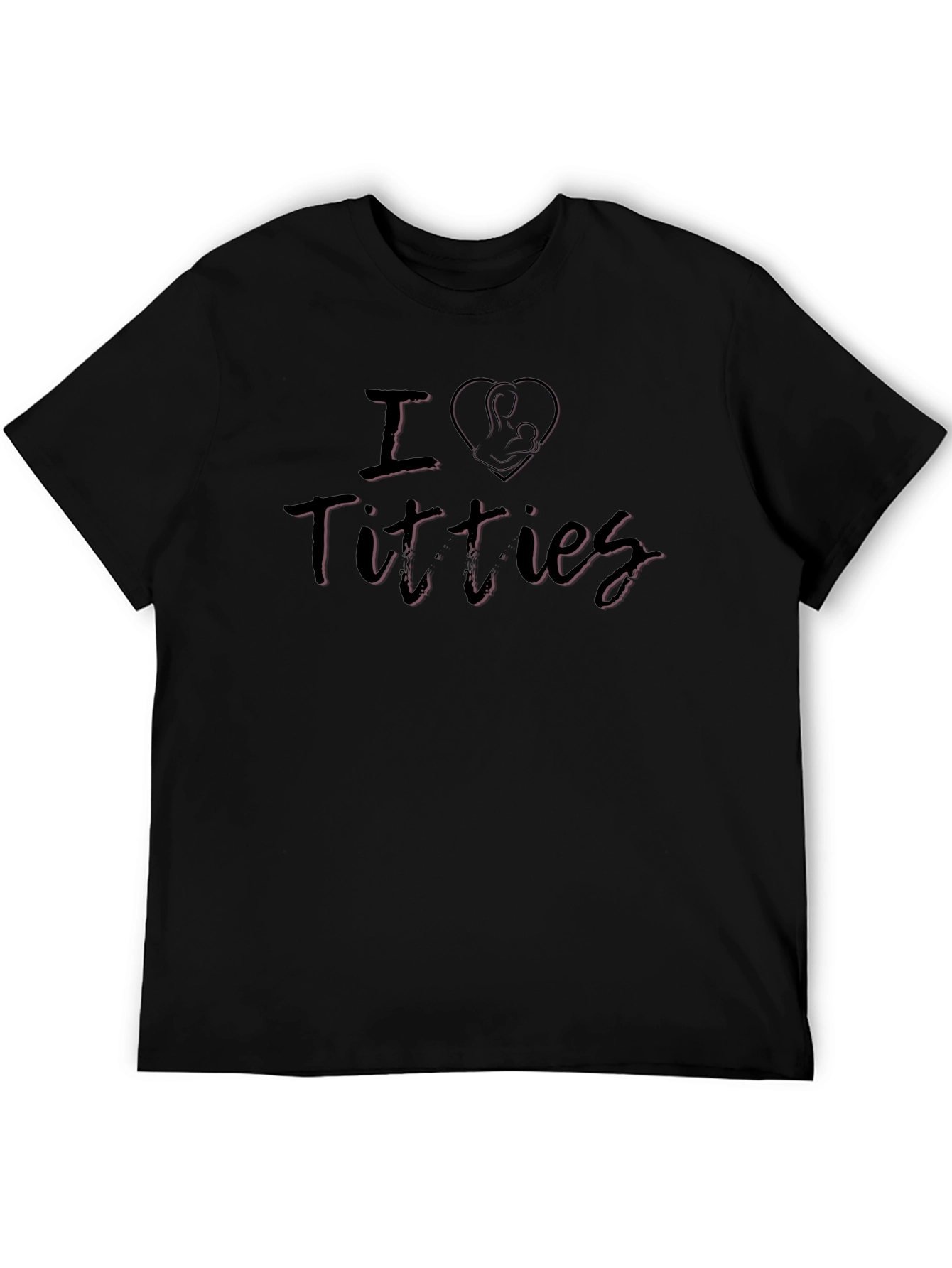 I Love Titties Breastfeeding Humor Graphic T-Shirt