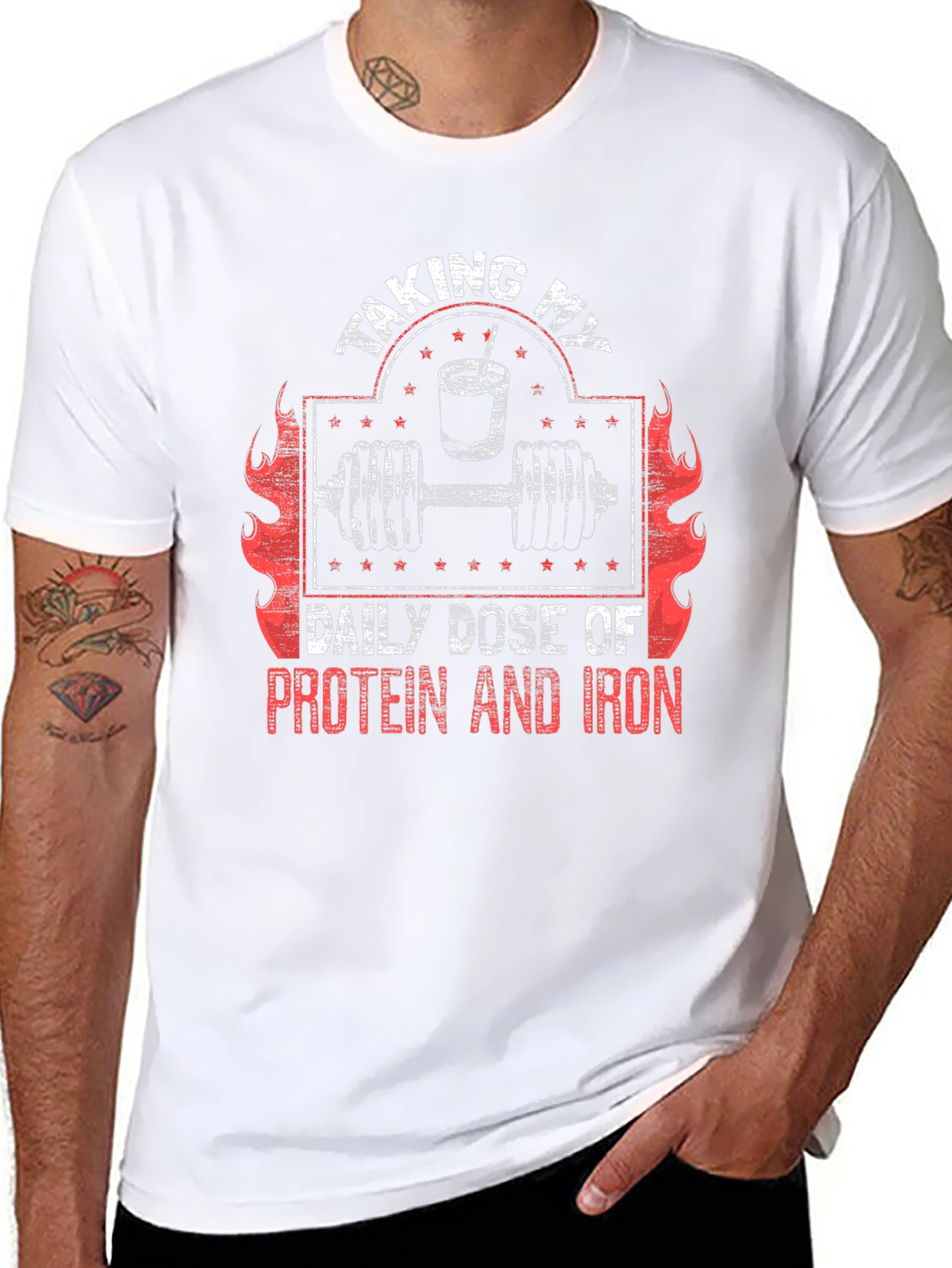 Protein and Iron Workout T-Shirt