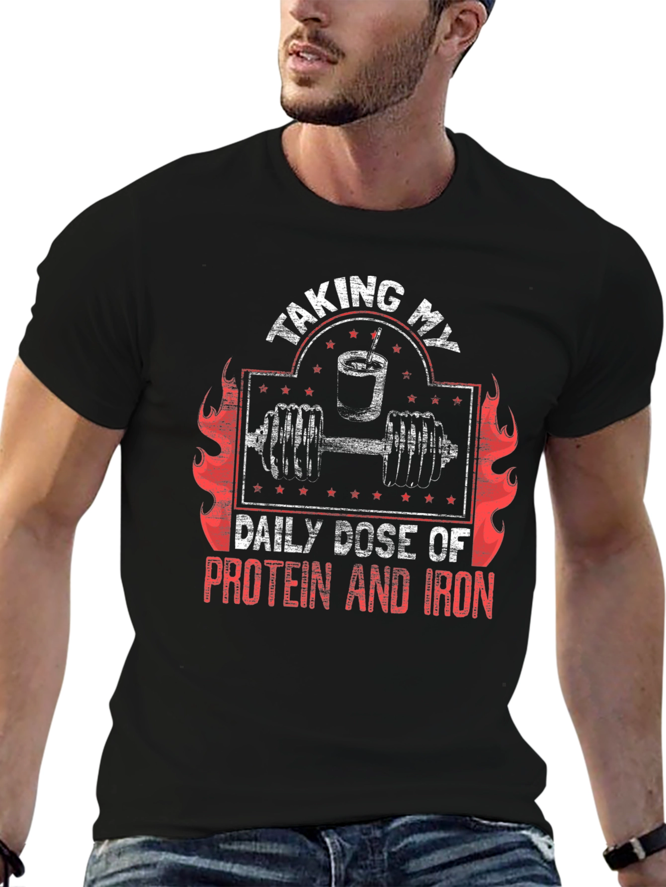 Protein and Iron Workout T-Shirt