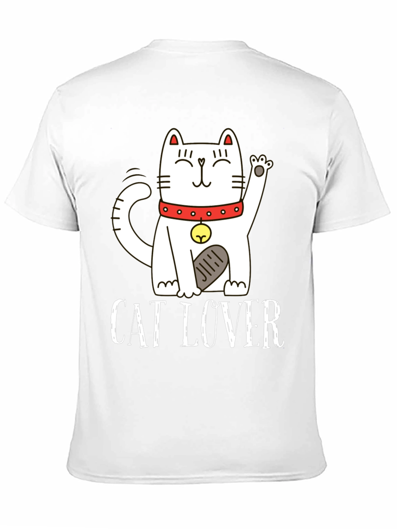Cat Lover Graphic Tee - Black