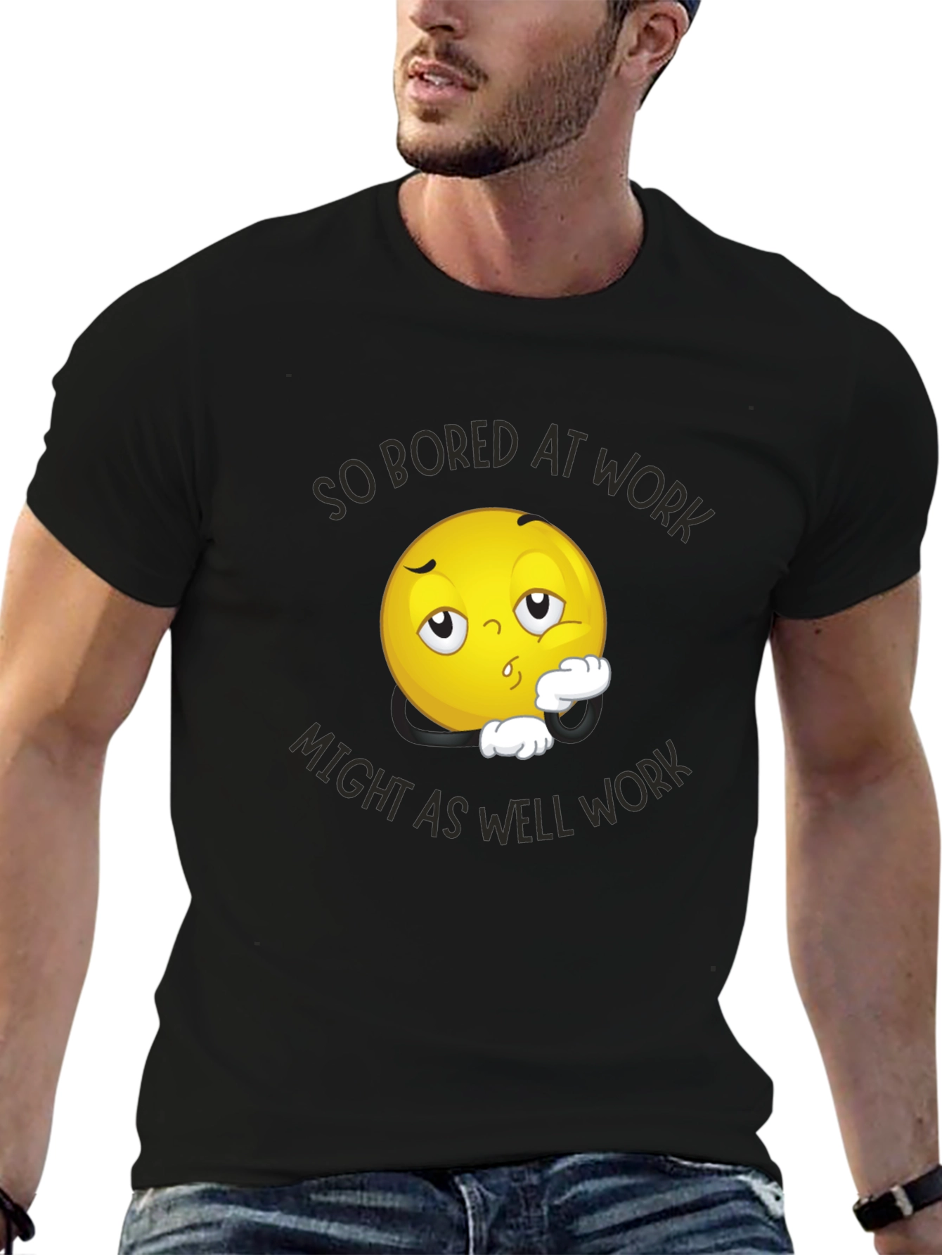 So Bored At Work Graphic Tee
