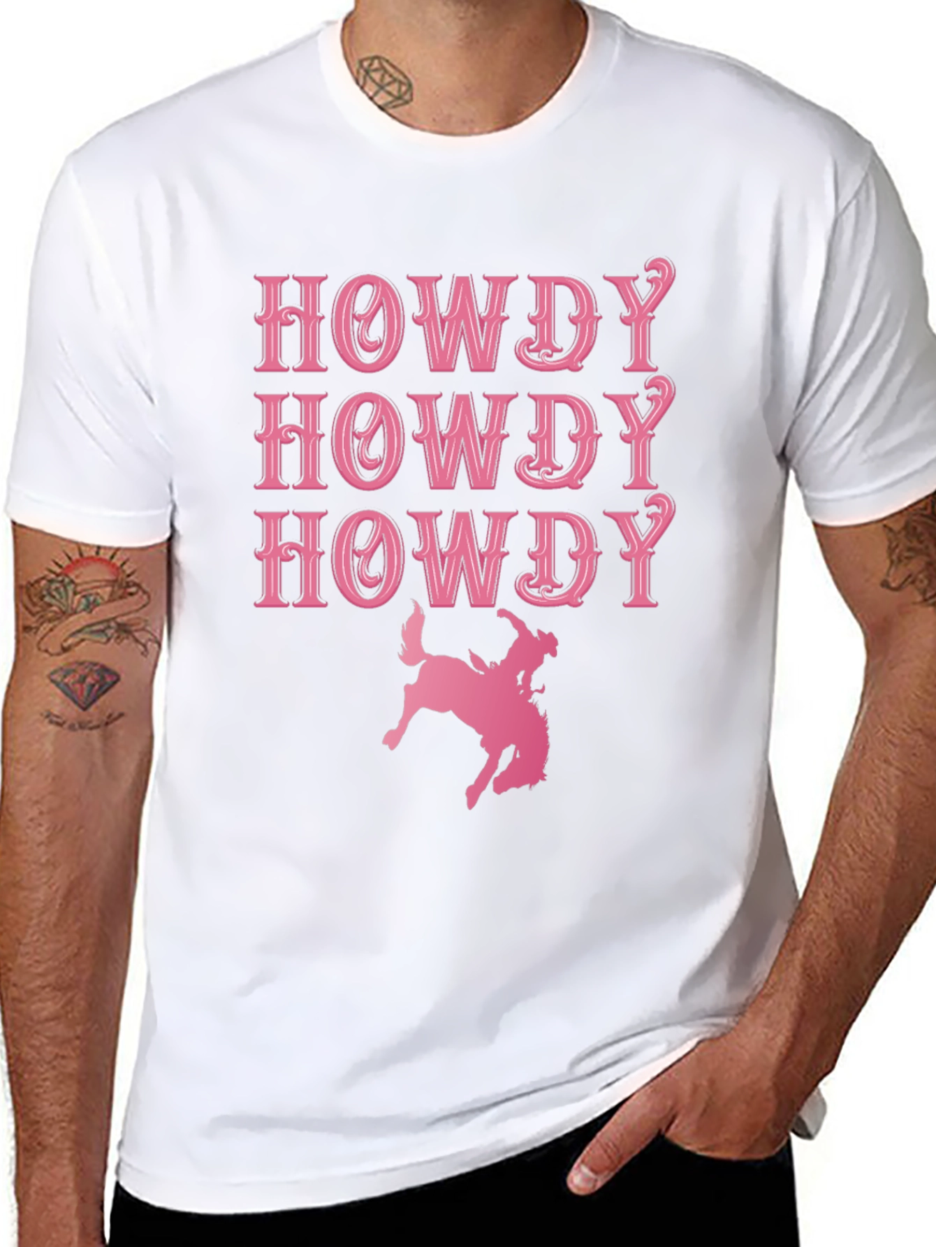 Howdy Rodeo Graphic Tee - Western Style Shirt
