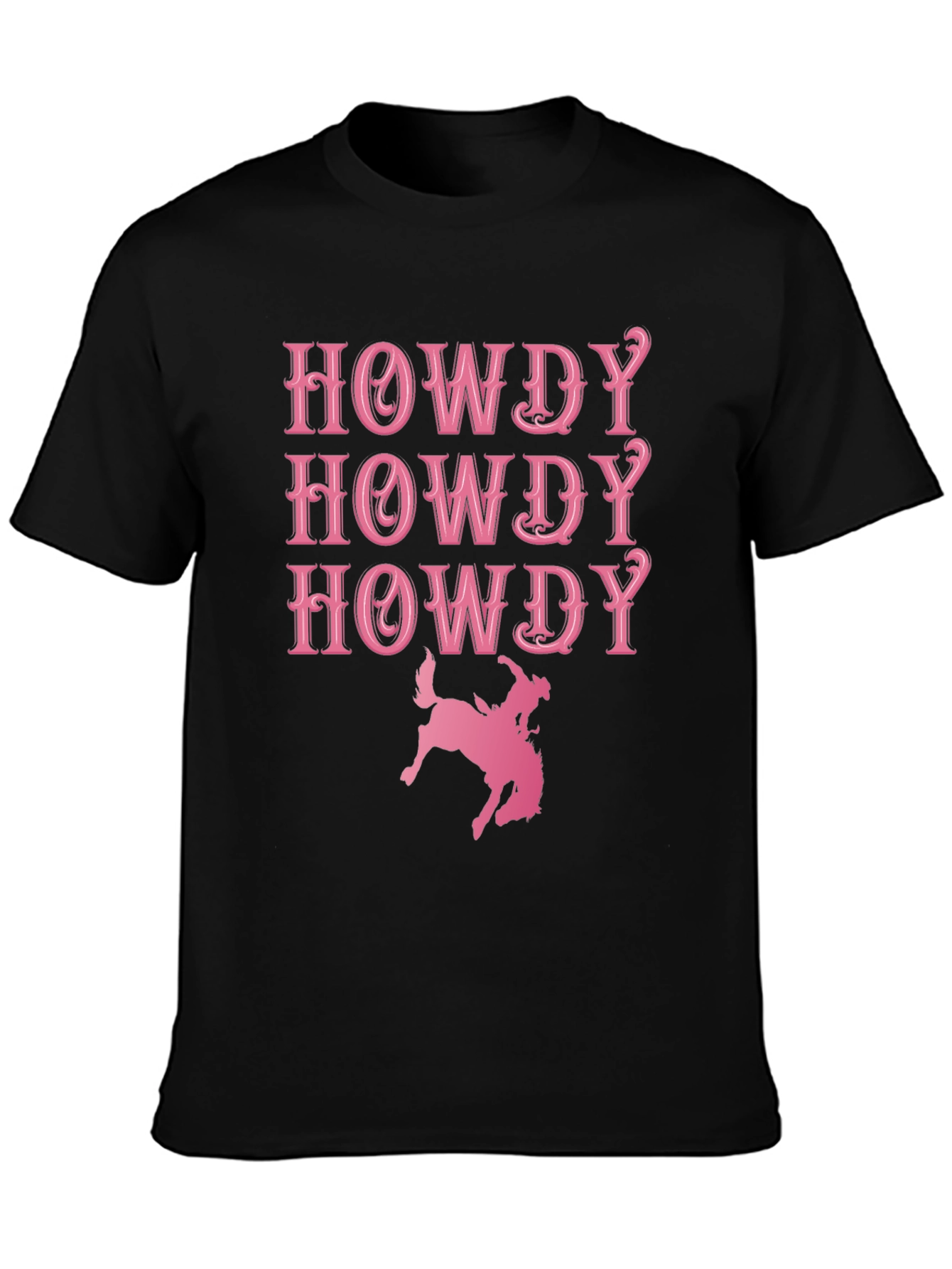 Howdy Rodeo Graphic Tee - Western Style Shirt