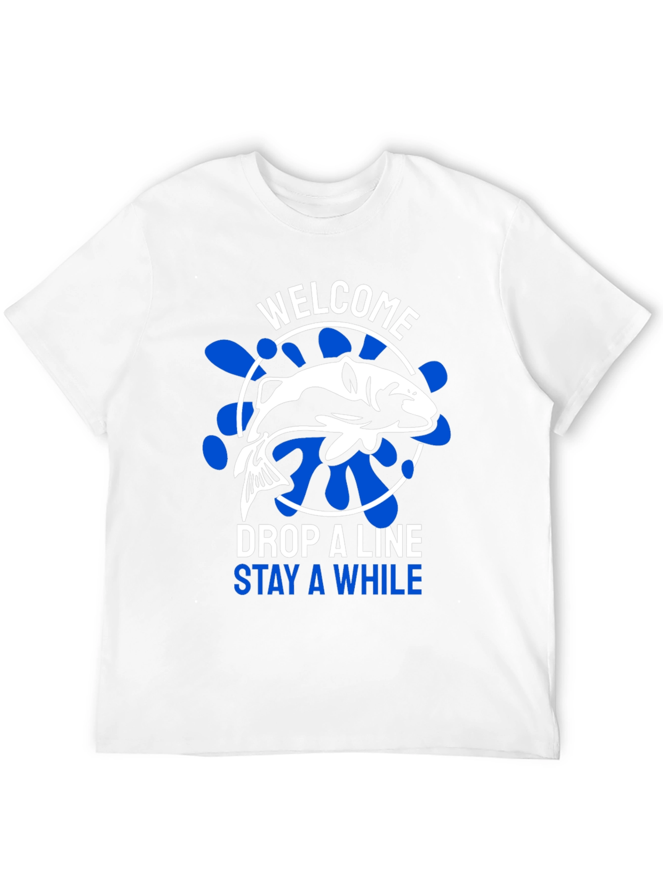 Welcome Fish Graphic T-Shirt