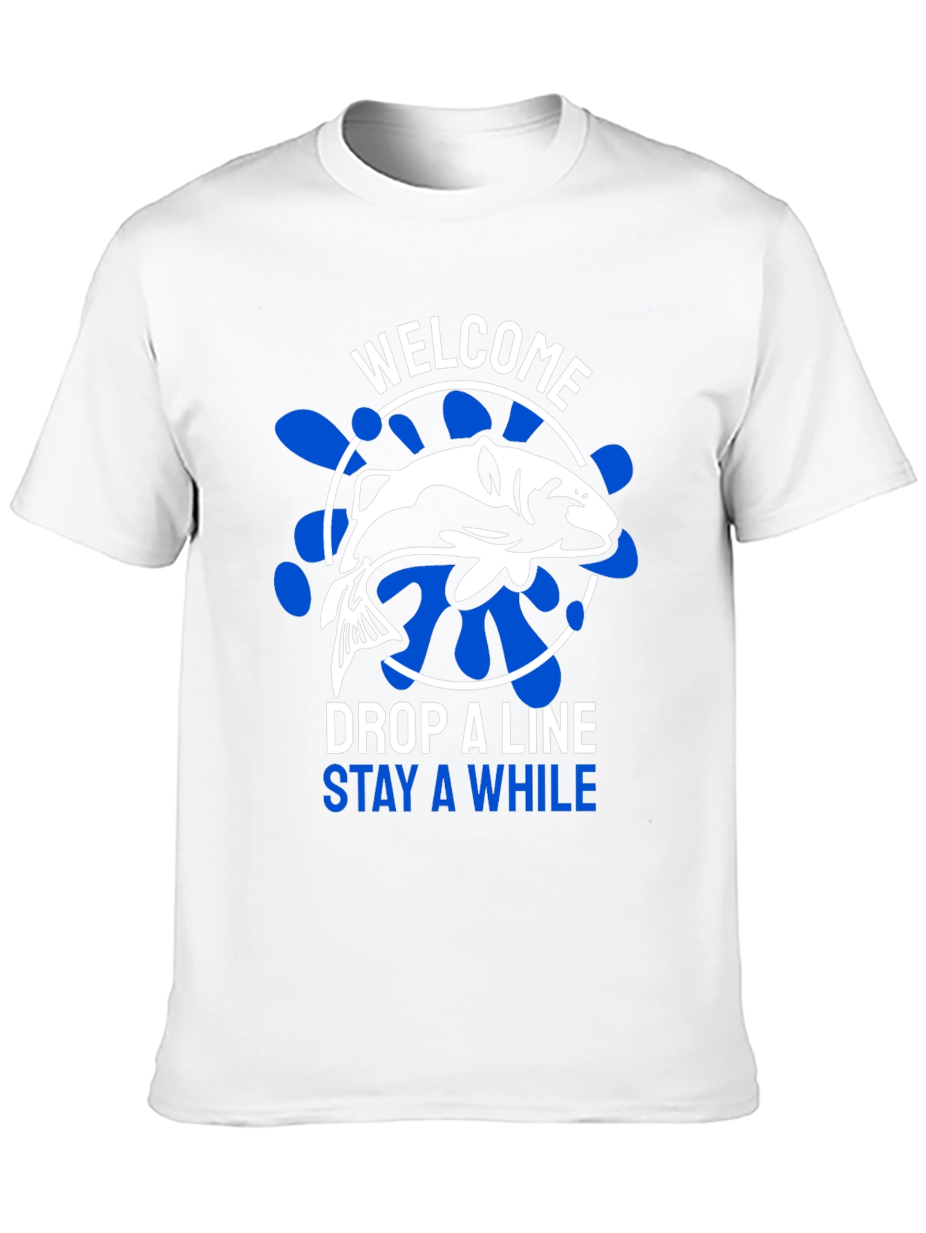 Welcome Fish Graphic T-Shirt