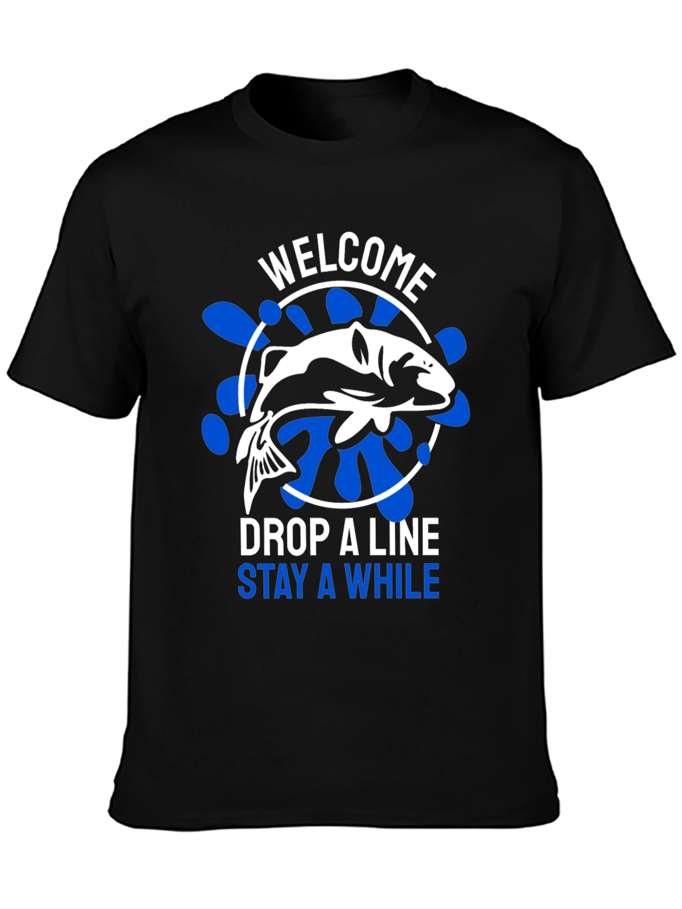Welcome Fish Graphic T-Shirt