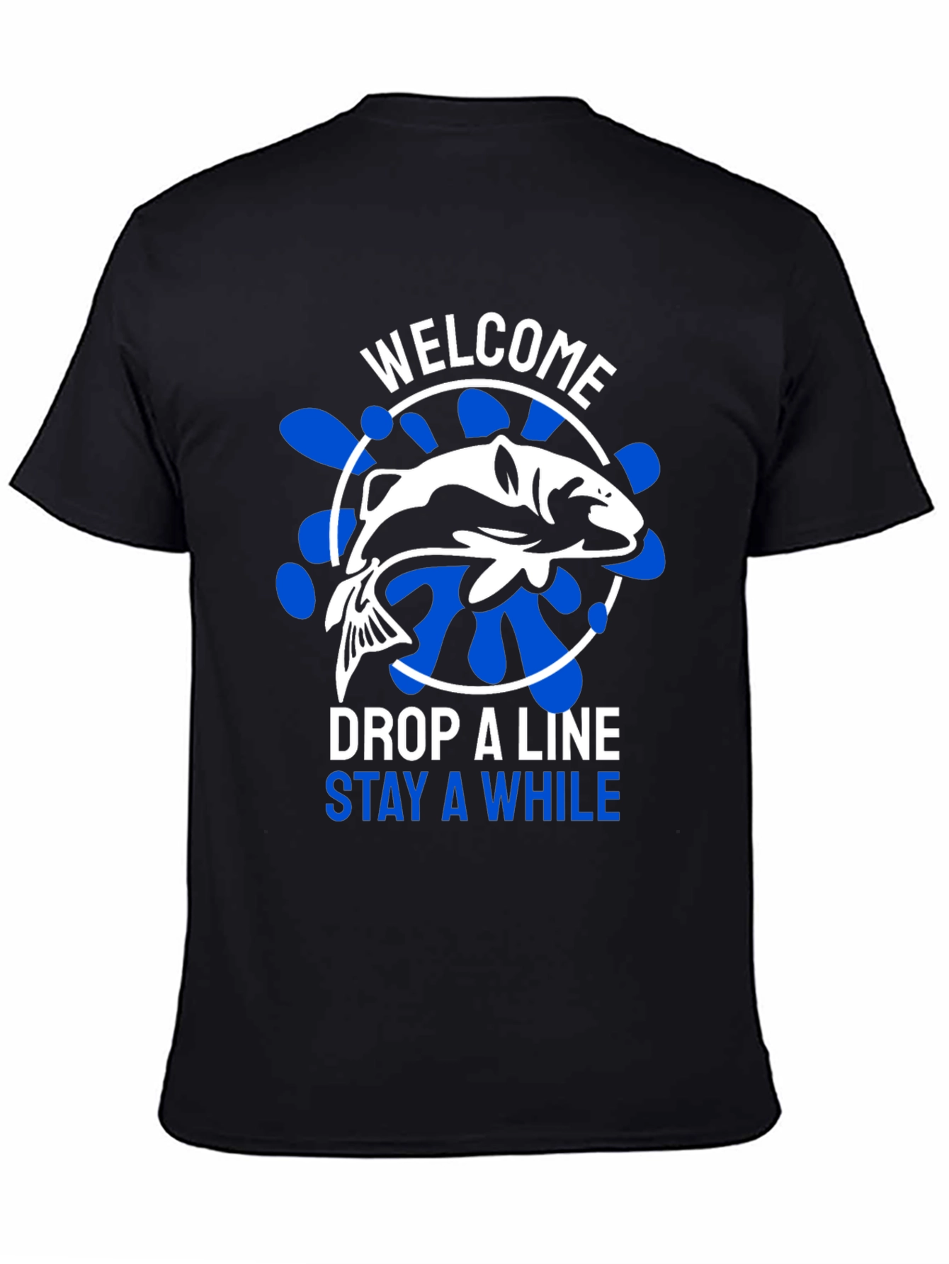 Welcome Fish Graphic T-Shirt