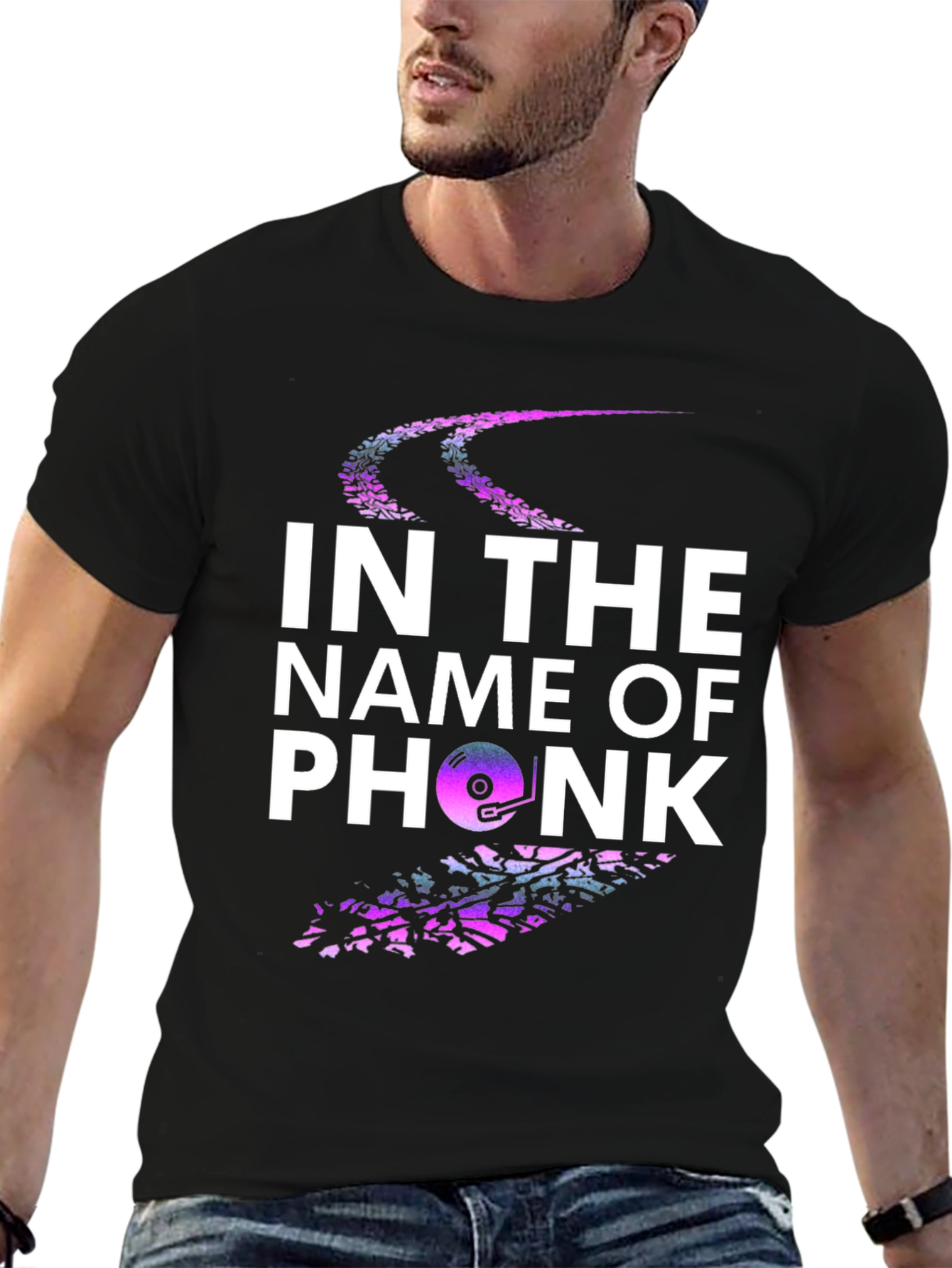 In The Name Of Phonk T-Shirt - Black