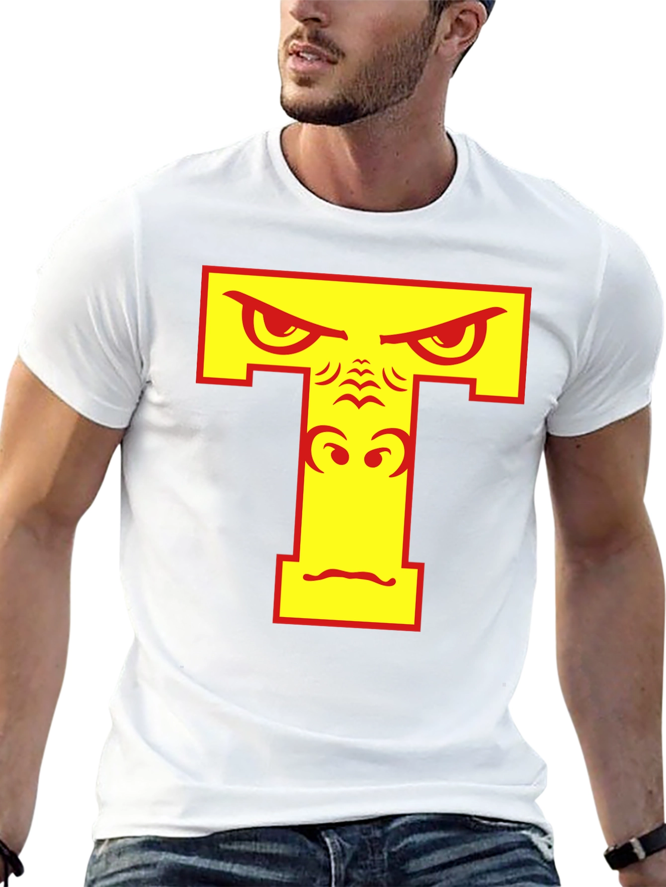 Angry Gorilla Initial T Graphic Tee