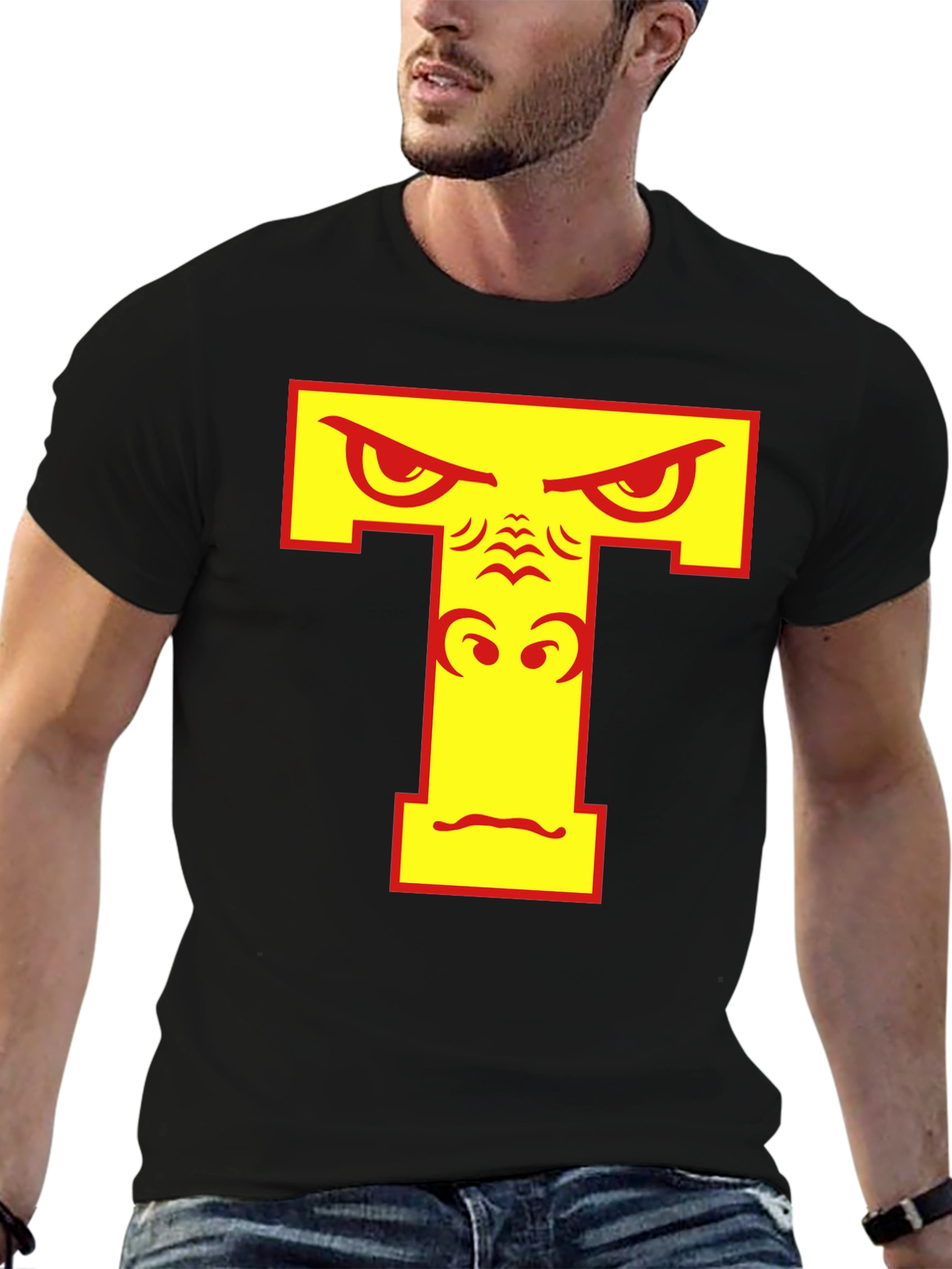 Angry Gorilla Initial T Graphic Tee