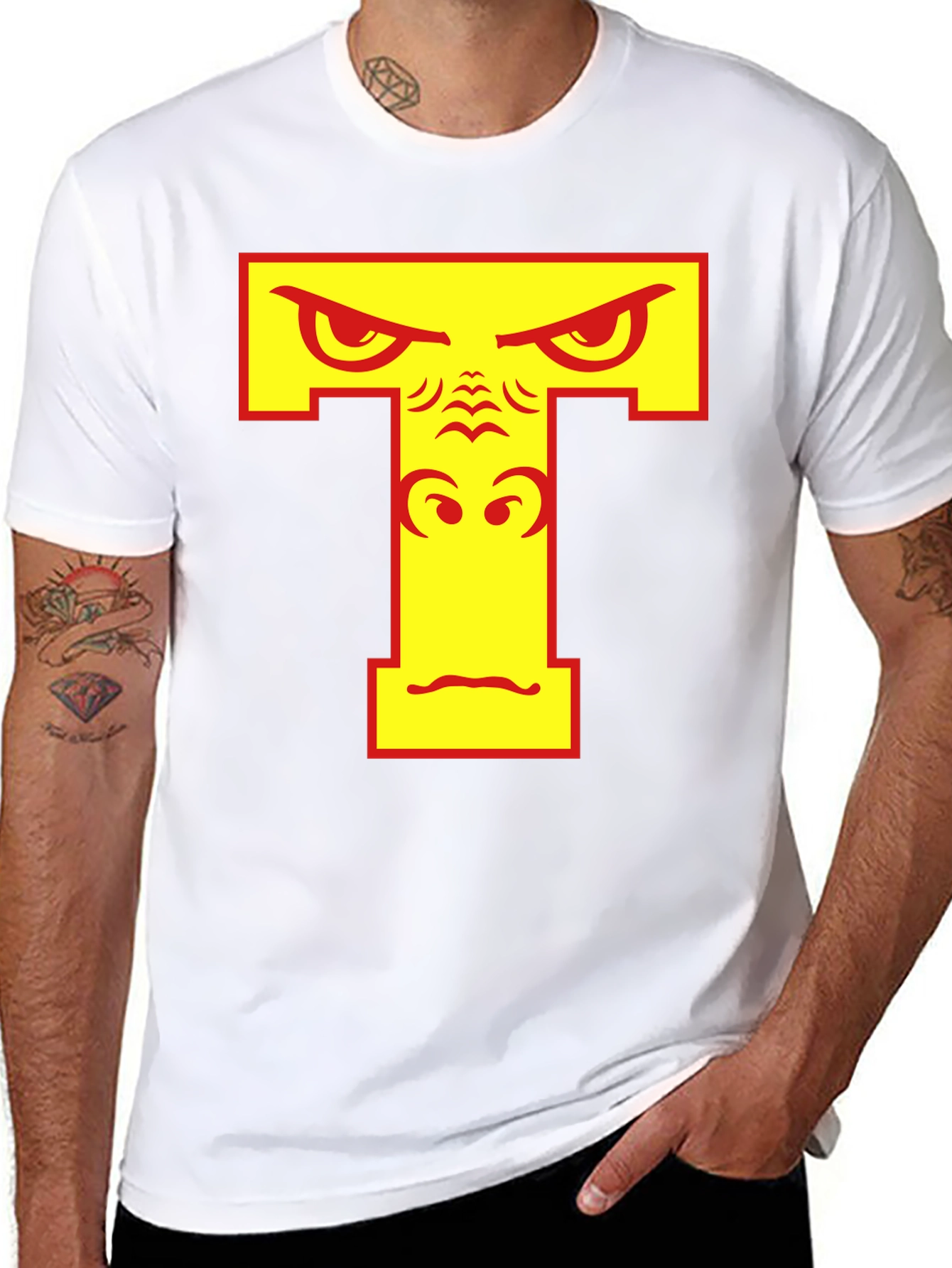 Angry Gorilla Initial T Graphic Tee