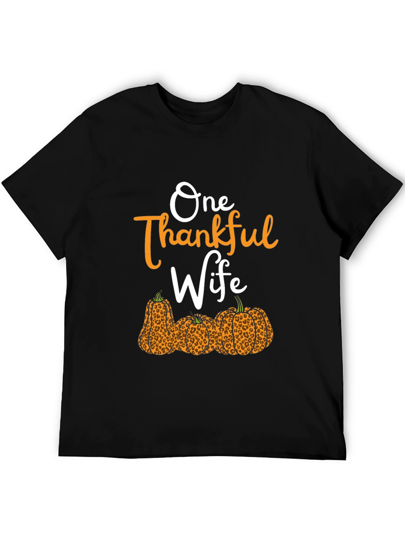 One Thankful Wife Pumpkin Patch T-Shirt