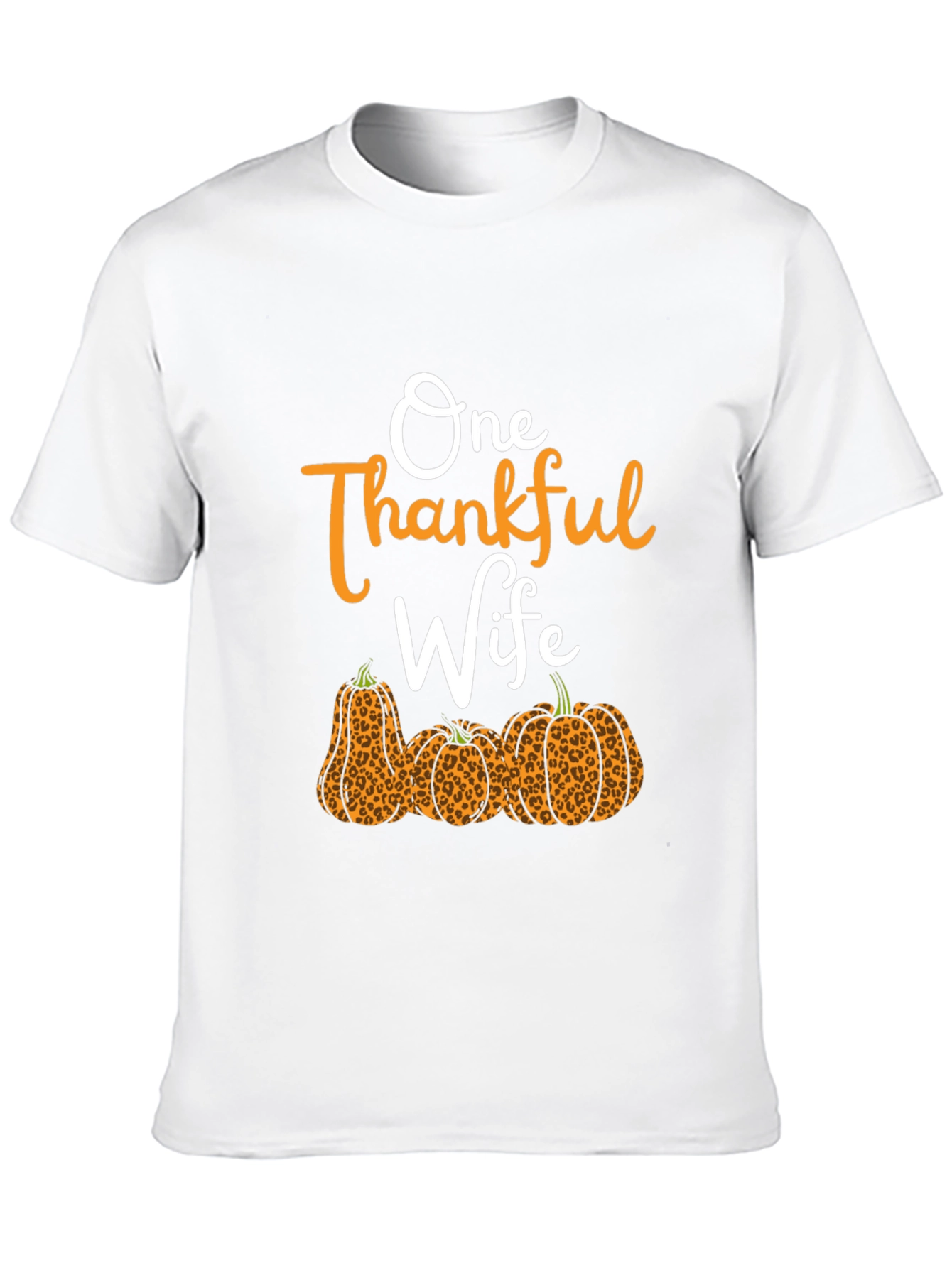 One Thankful Wife Pumpkin Patch T-Shirt