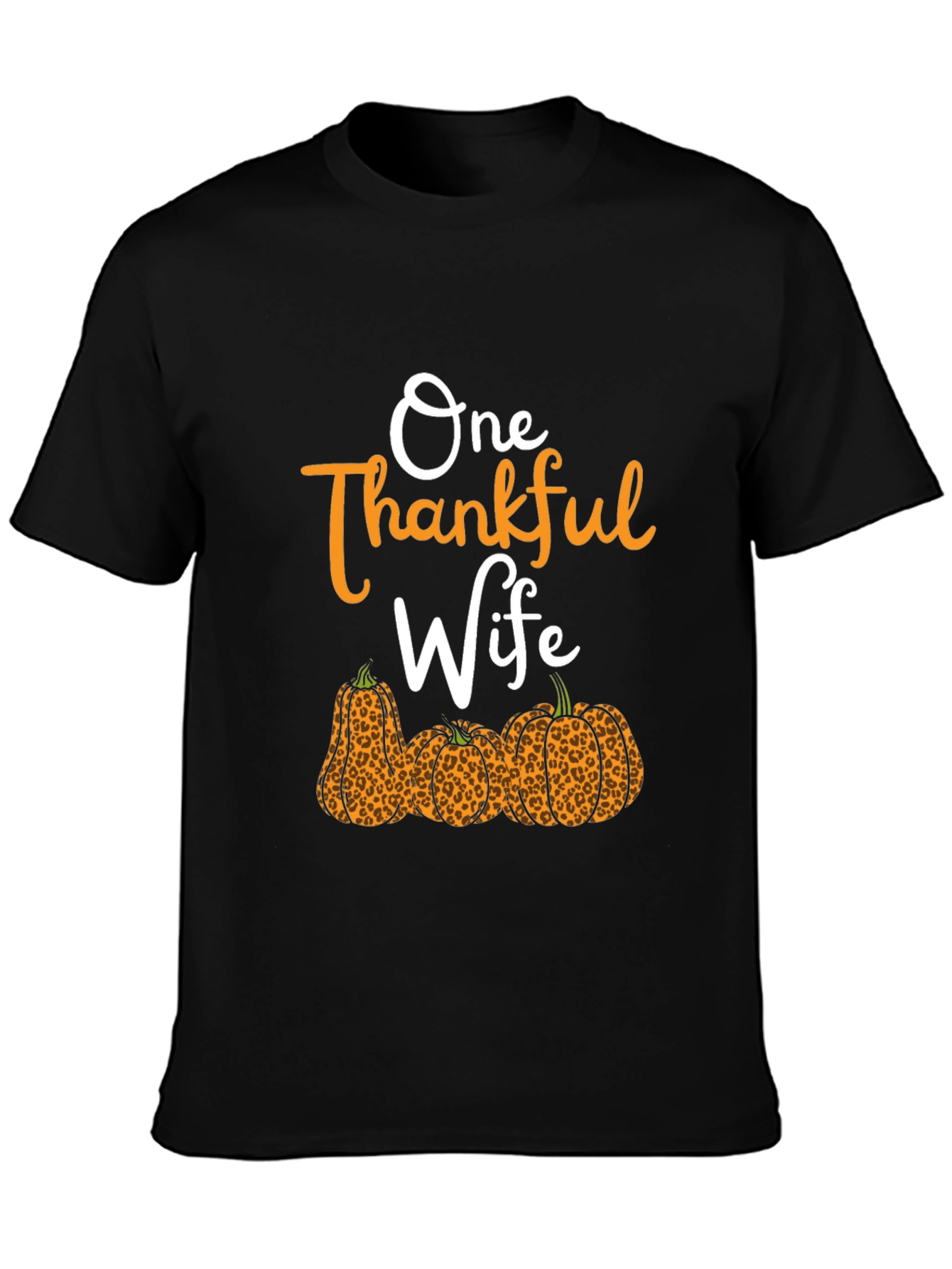 One Thankful Wife Pumpkin Patch T-Shirt