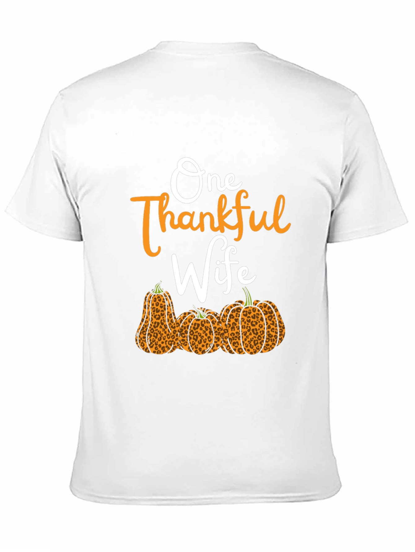 One Thankful Wife Pumpkin Patch T-Shirt