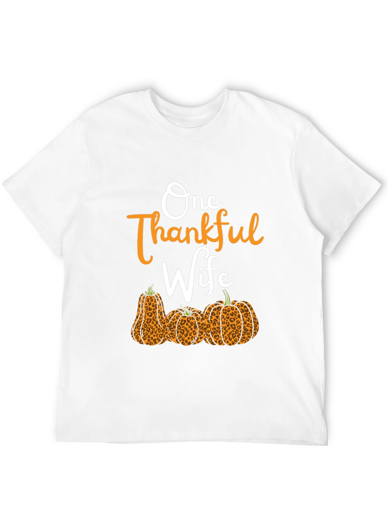 One Thankful Wife Pumpkin Patch T-Shirt