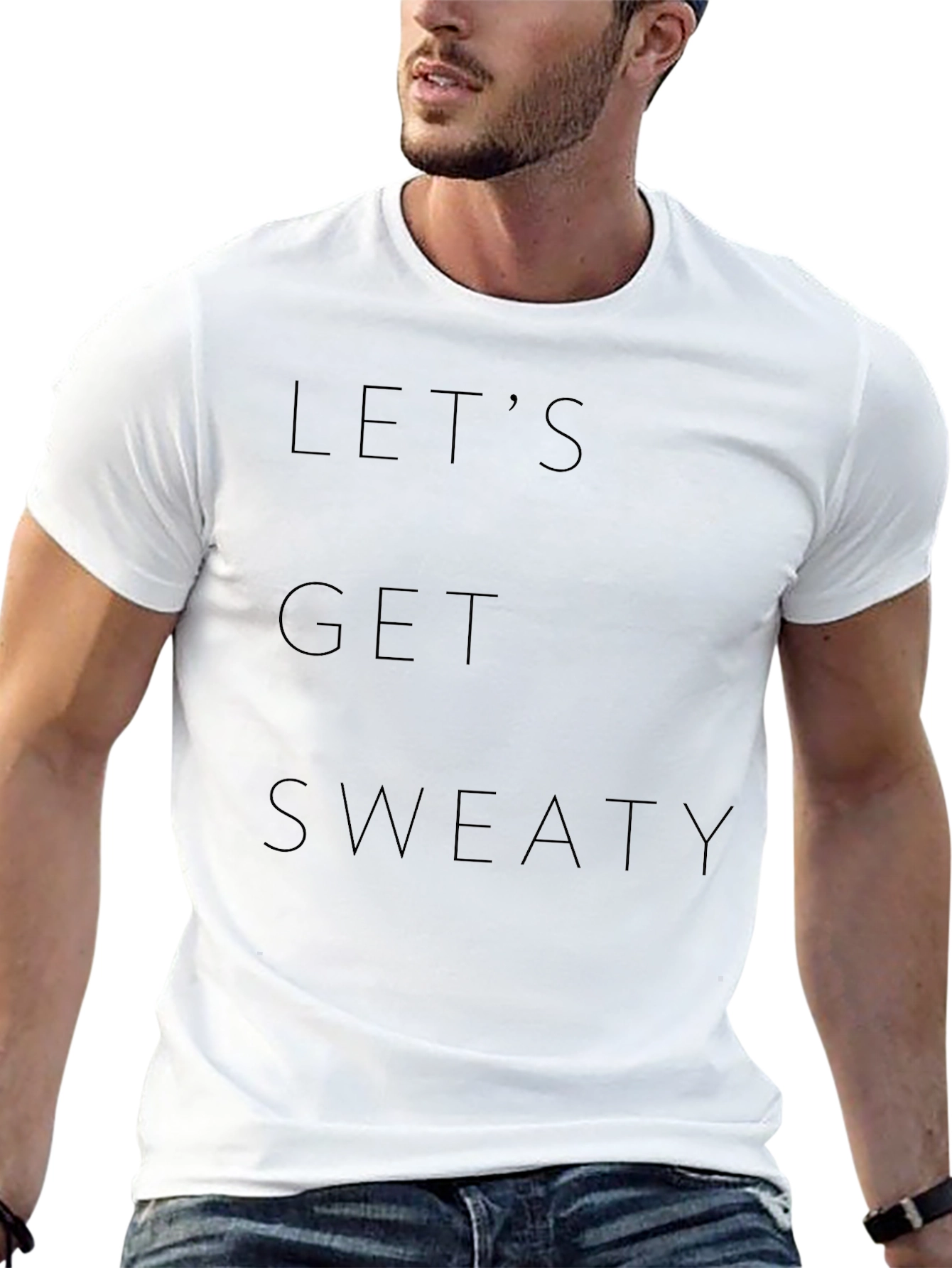 Lets Get Sweaty Black T-Shirt