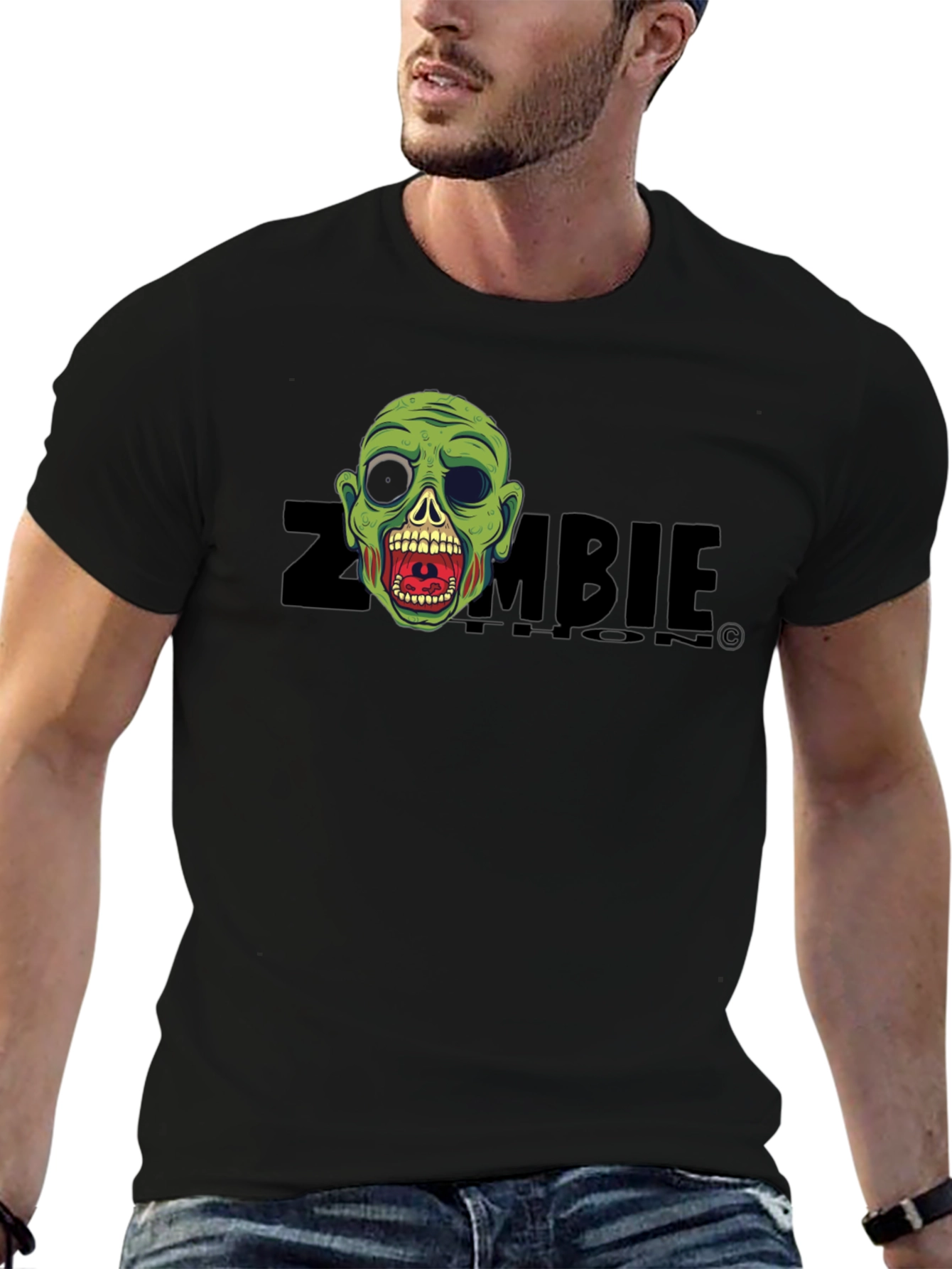 Zombie-thon T-Shirt - Black Graphic Tee