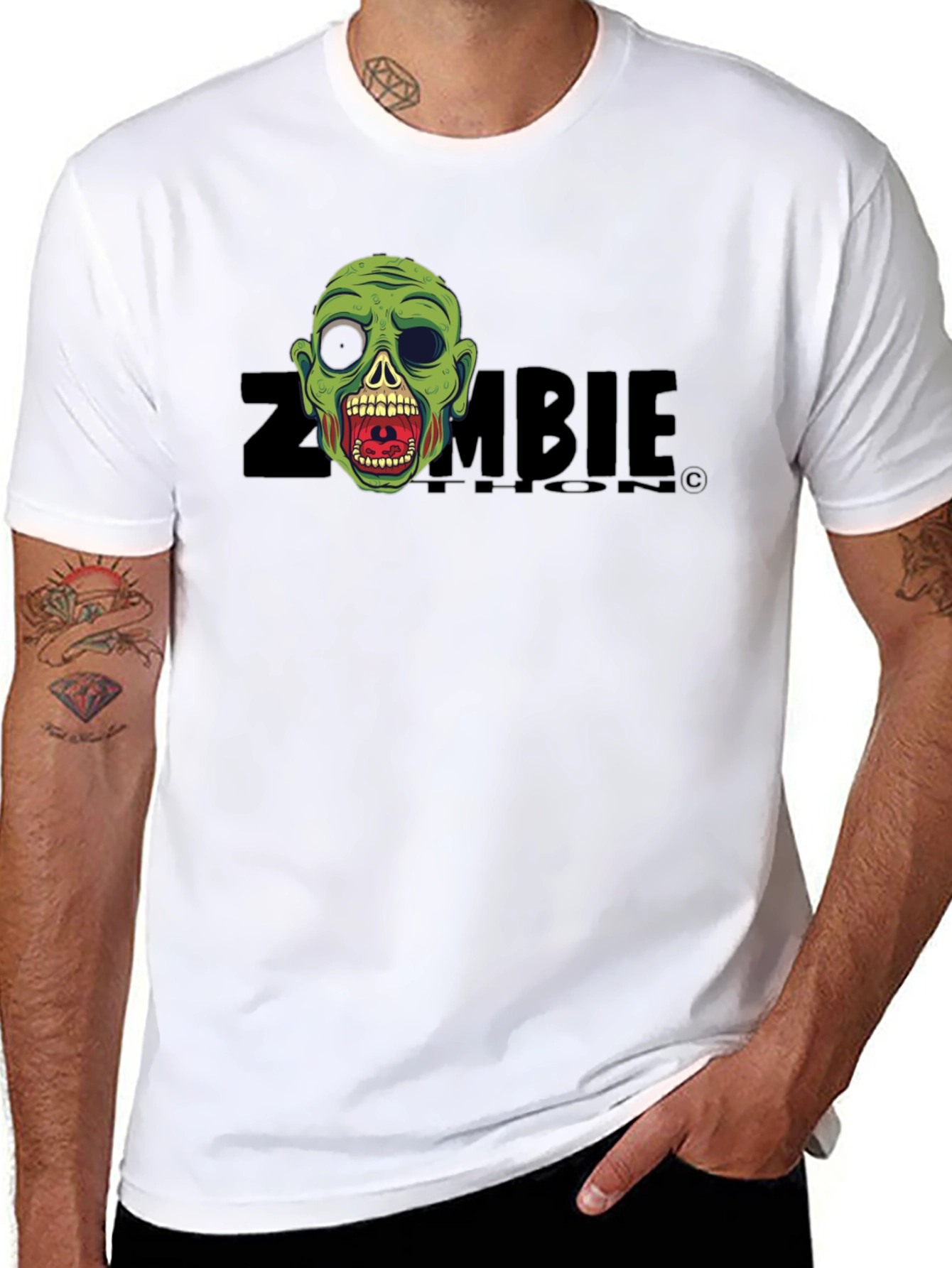 Zombie-thon T-Shirt - Black Graphic Tee