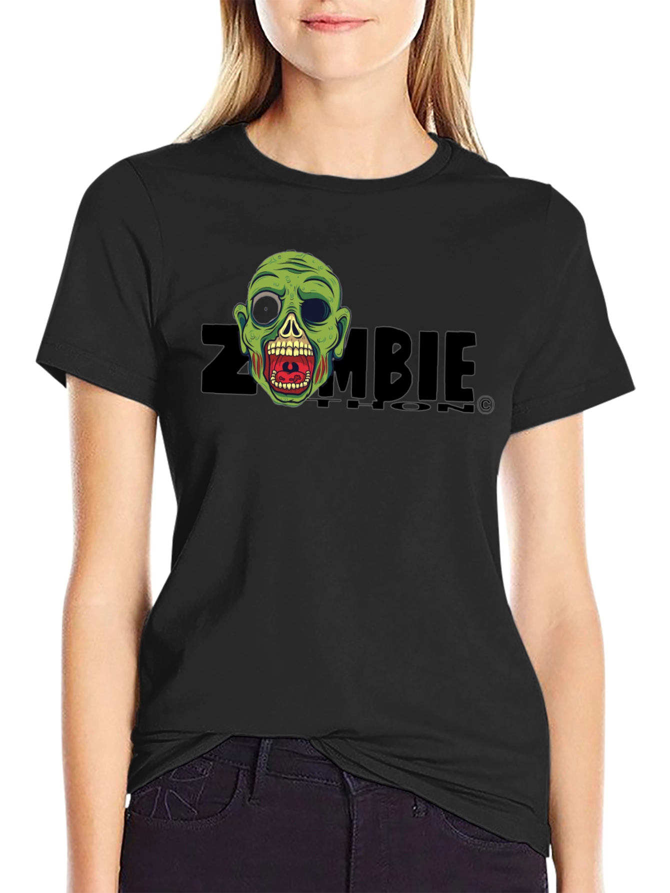 Zombie-thon T-Shirt - Black Graphic Tee