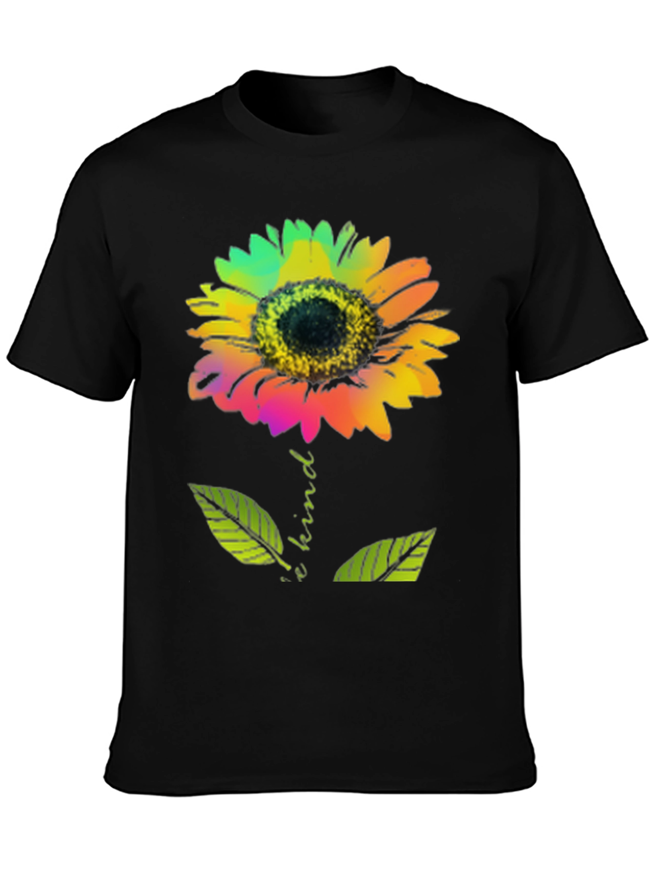 Kind Sunflower Graphic T-Shirt