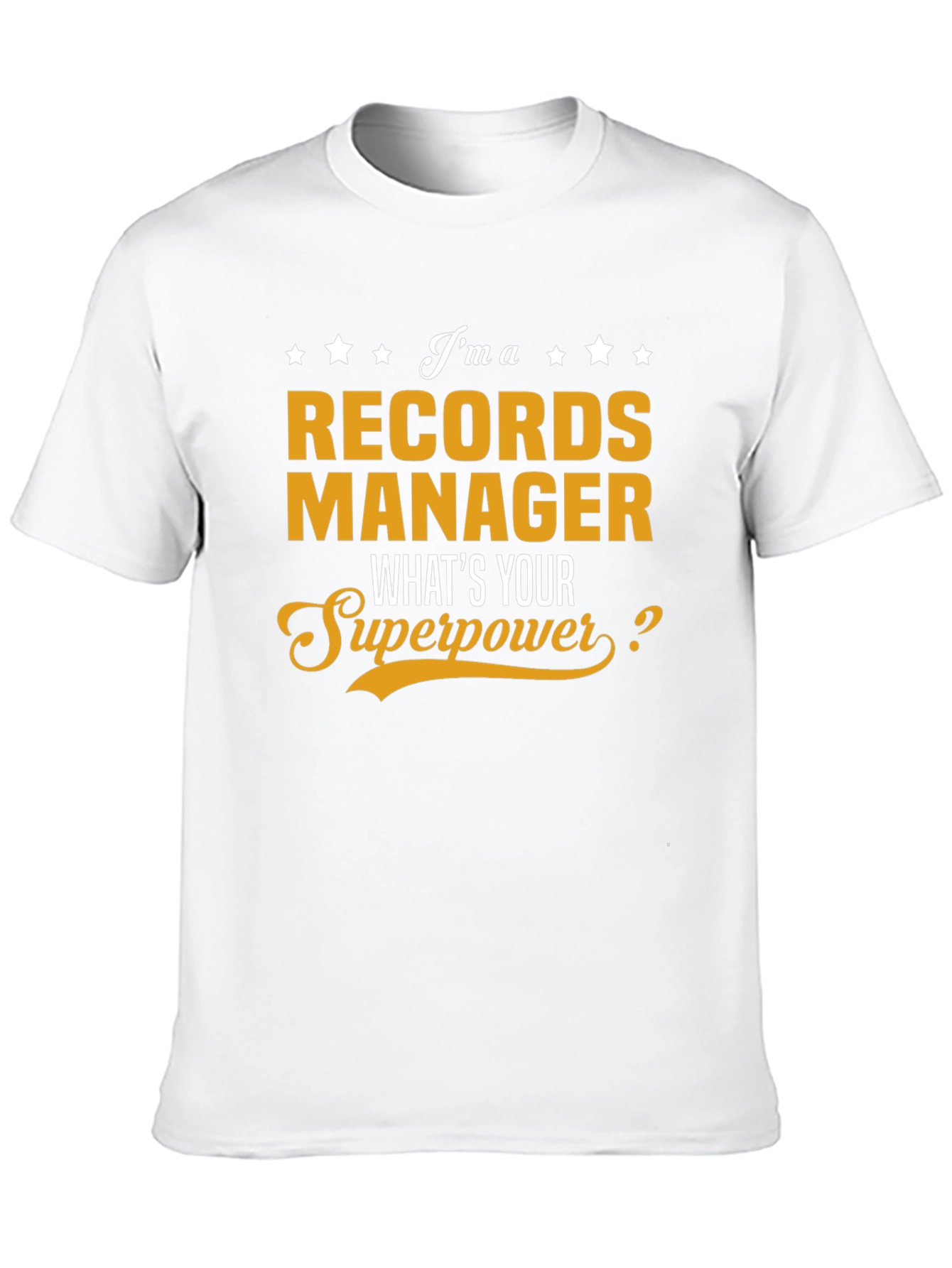 Records Manager Superpower T-Shirt