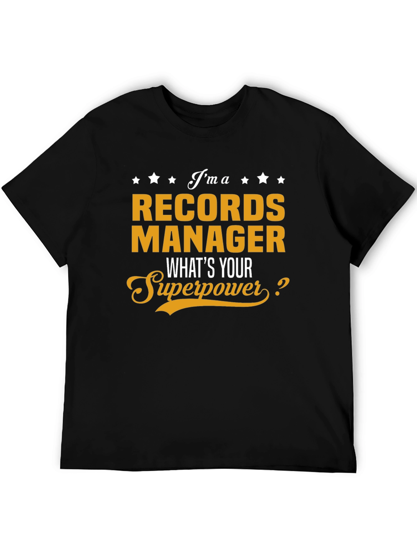 Records Manager Superpower T-Shirt