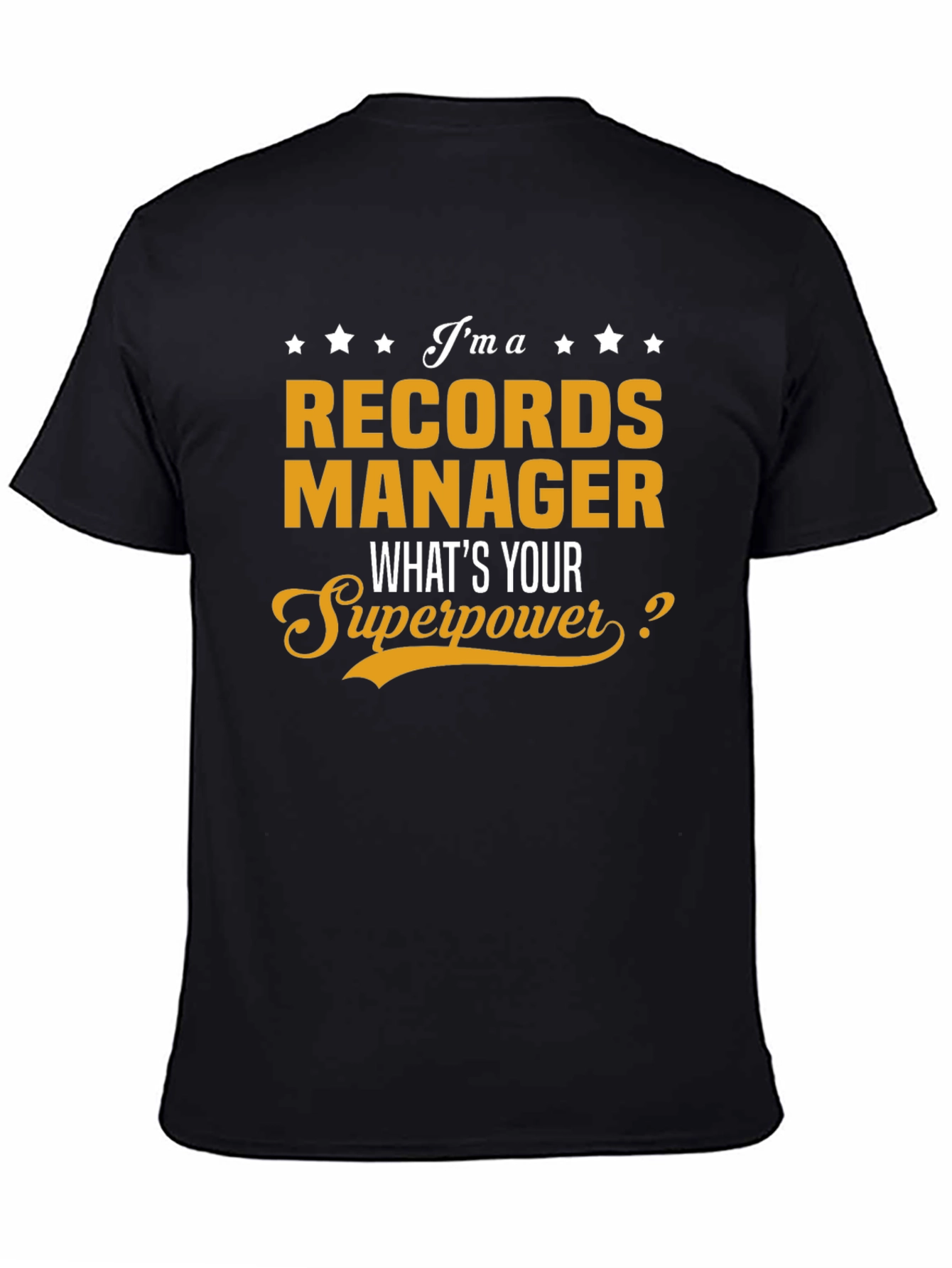 Records Manager Superpower T-Shirt