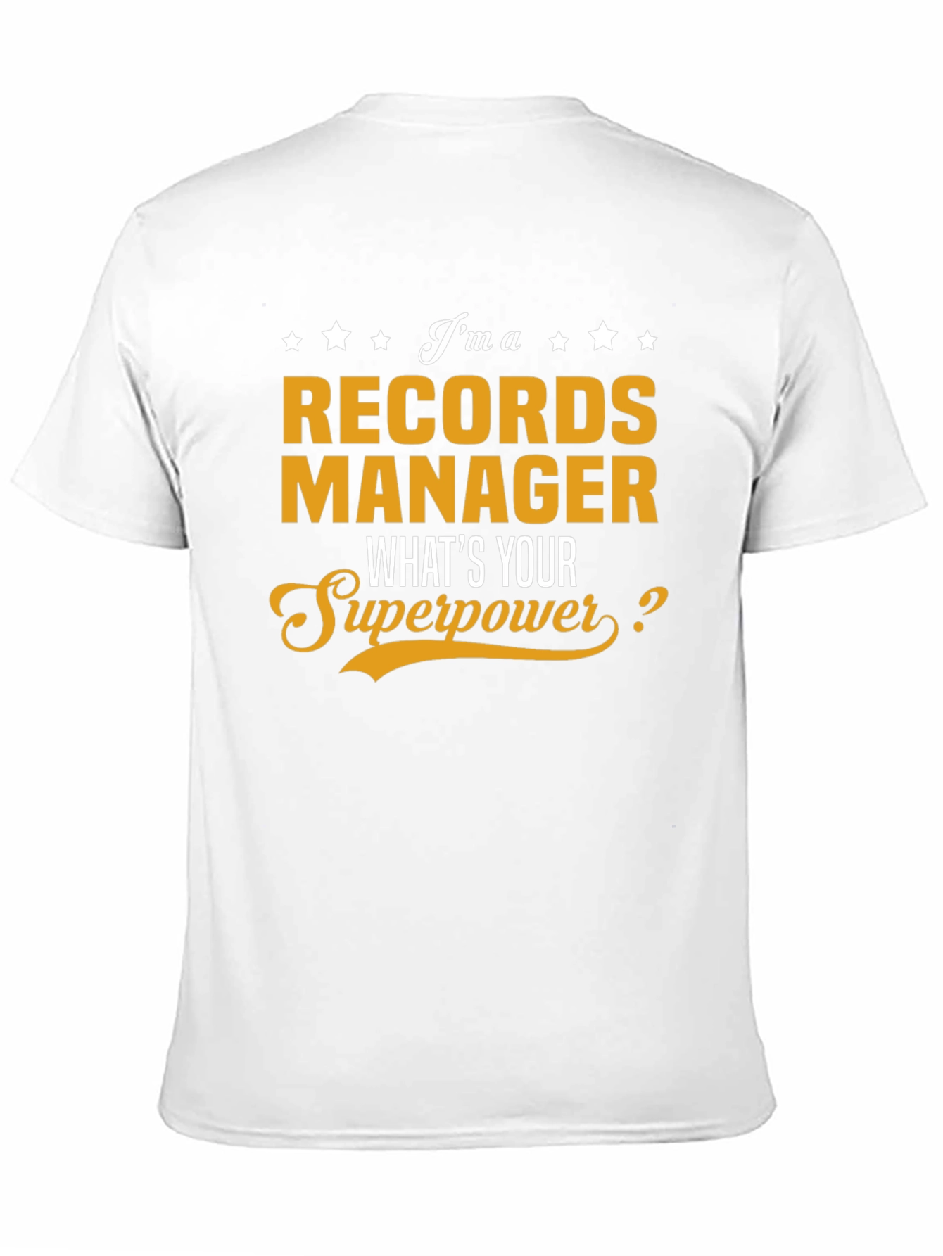 Records Manager Superpower T-Shirt