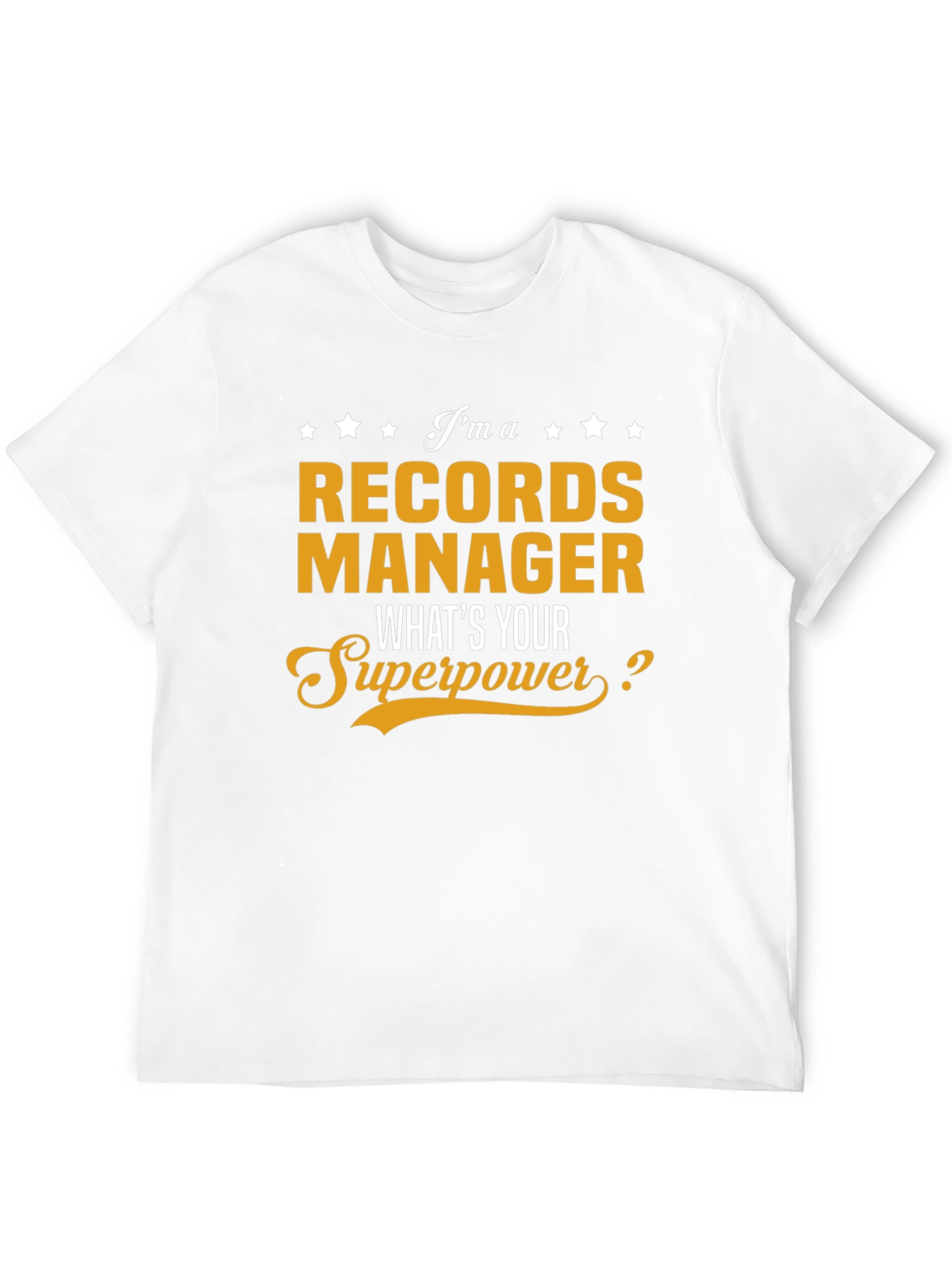 Records Manager Superpower T-Shirt