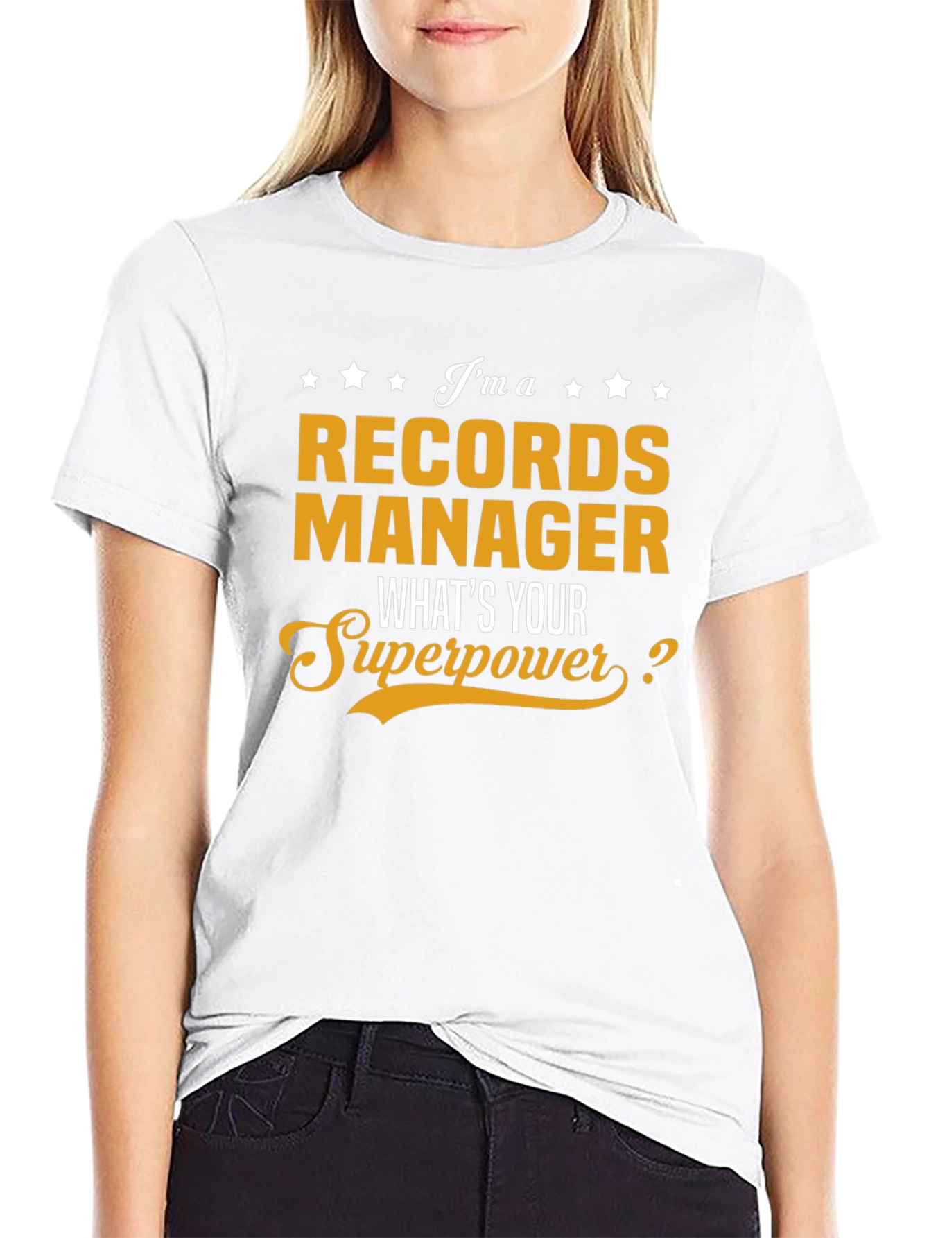 Records Manager Superpower T-Shirt