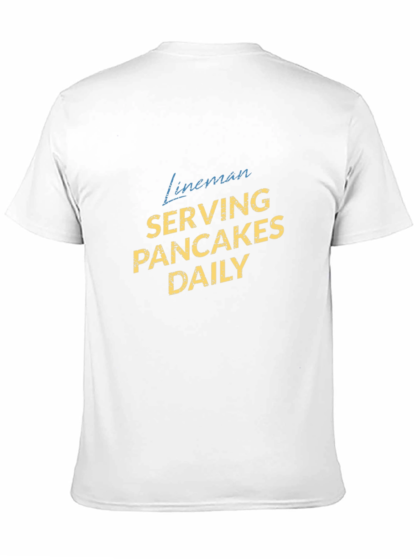 Lineman Serving Pancakes Daily Tee