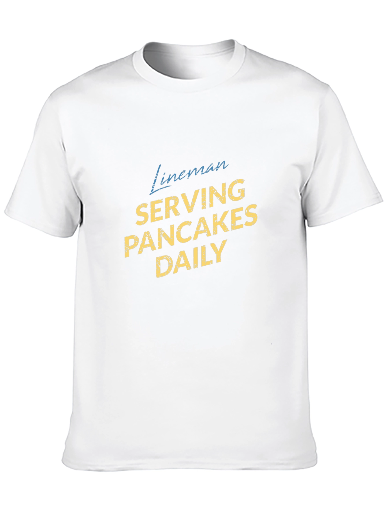 Lineman Serving Pancakes Daily Tee