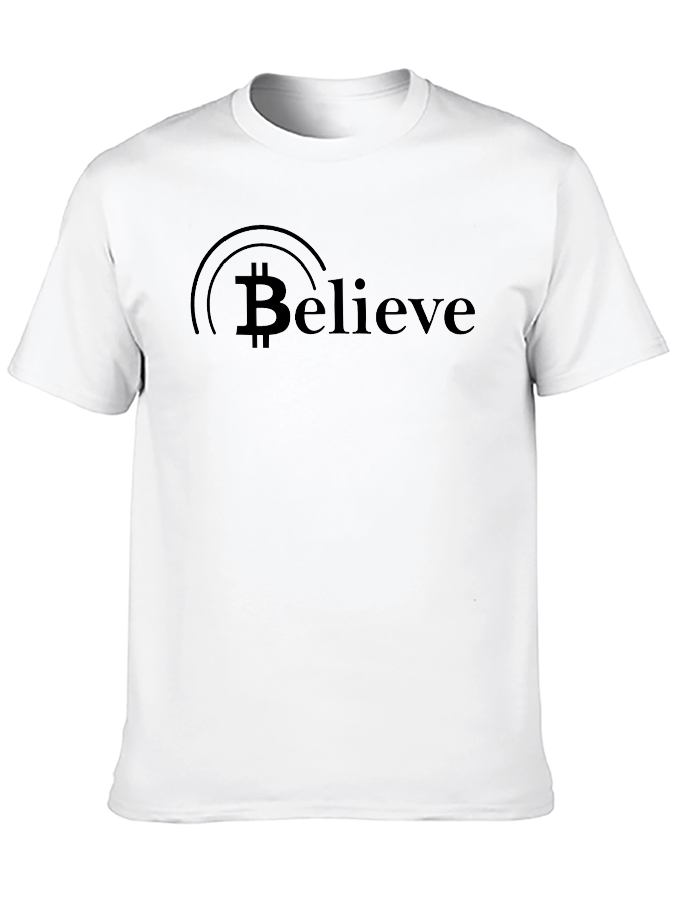 Believe Bitcoin T-Shirt - Crypto Currency Tee