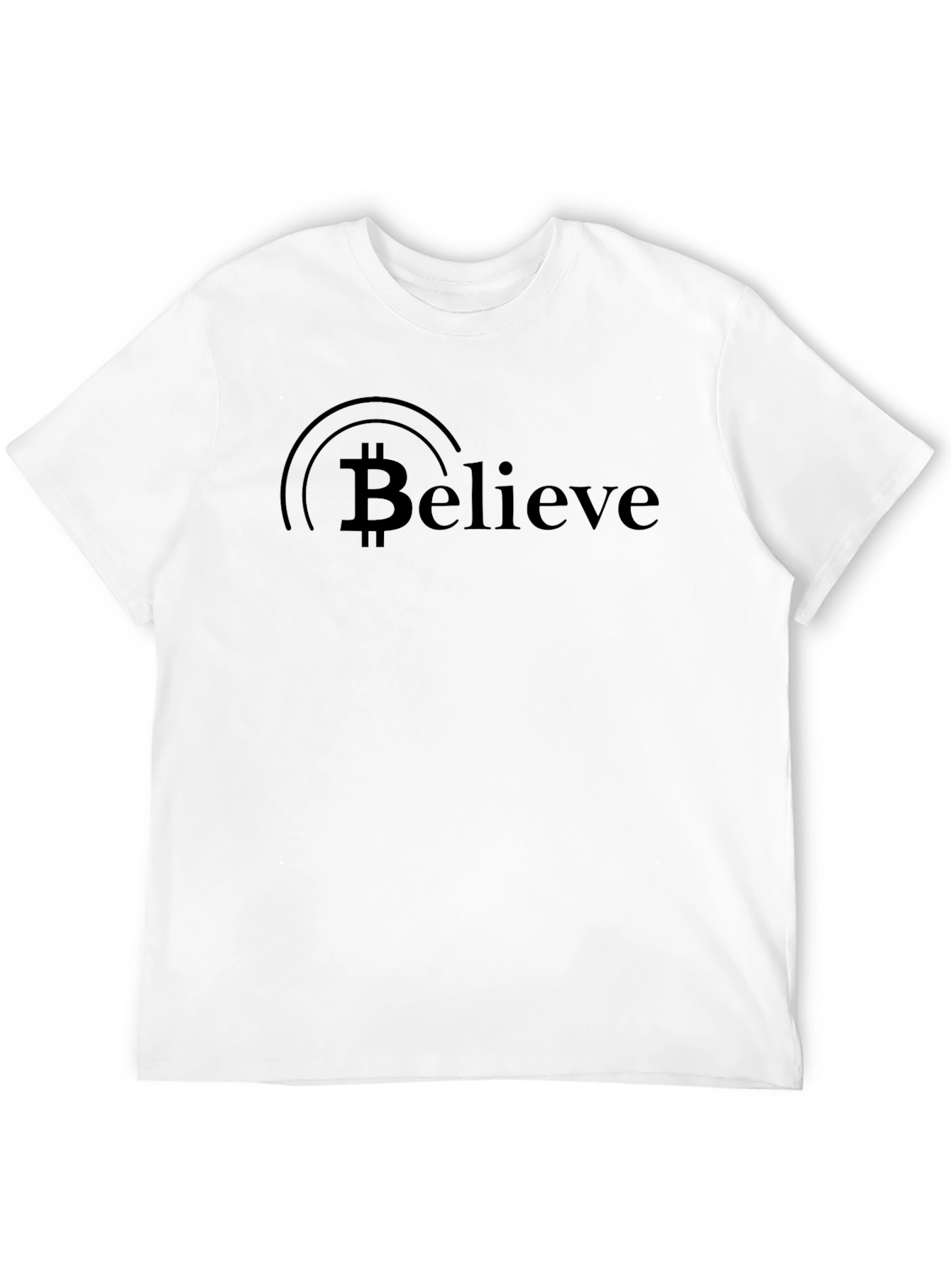 Believe Bitcoin T-Shirt - Crypto Currency Tee