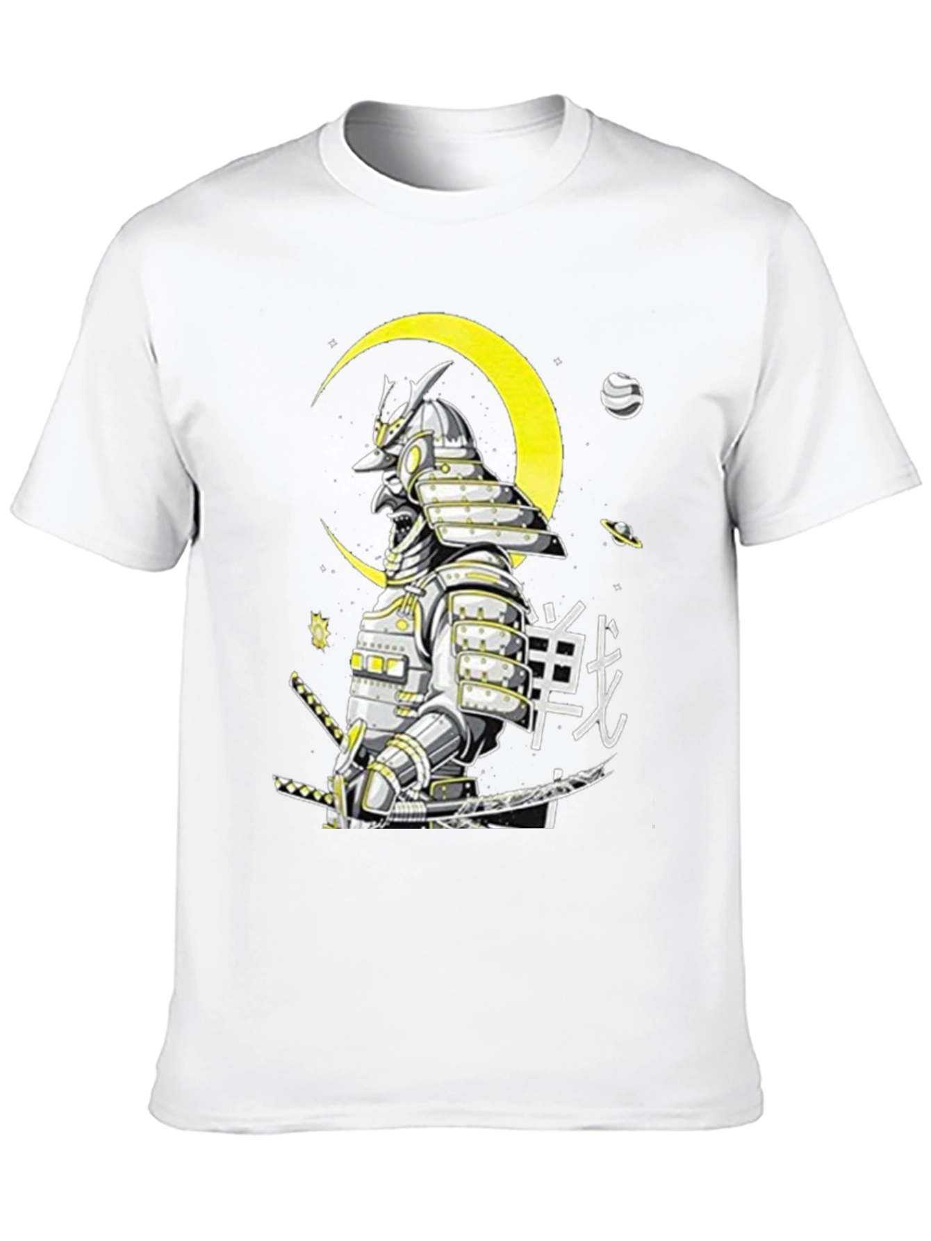 Samurai Warrior Graphic T-Shirt - Black